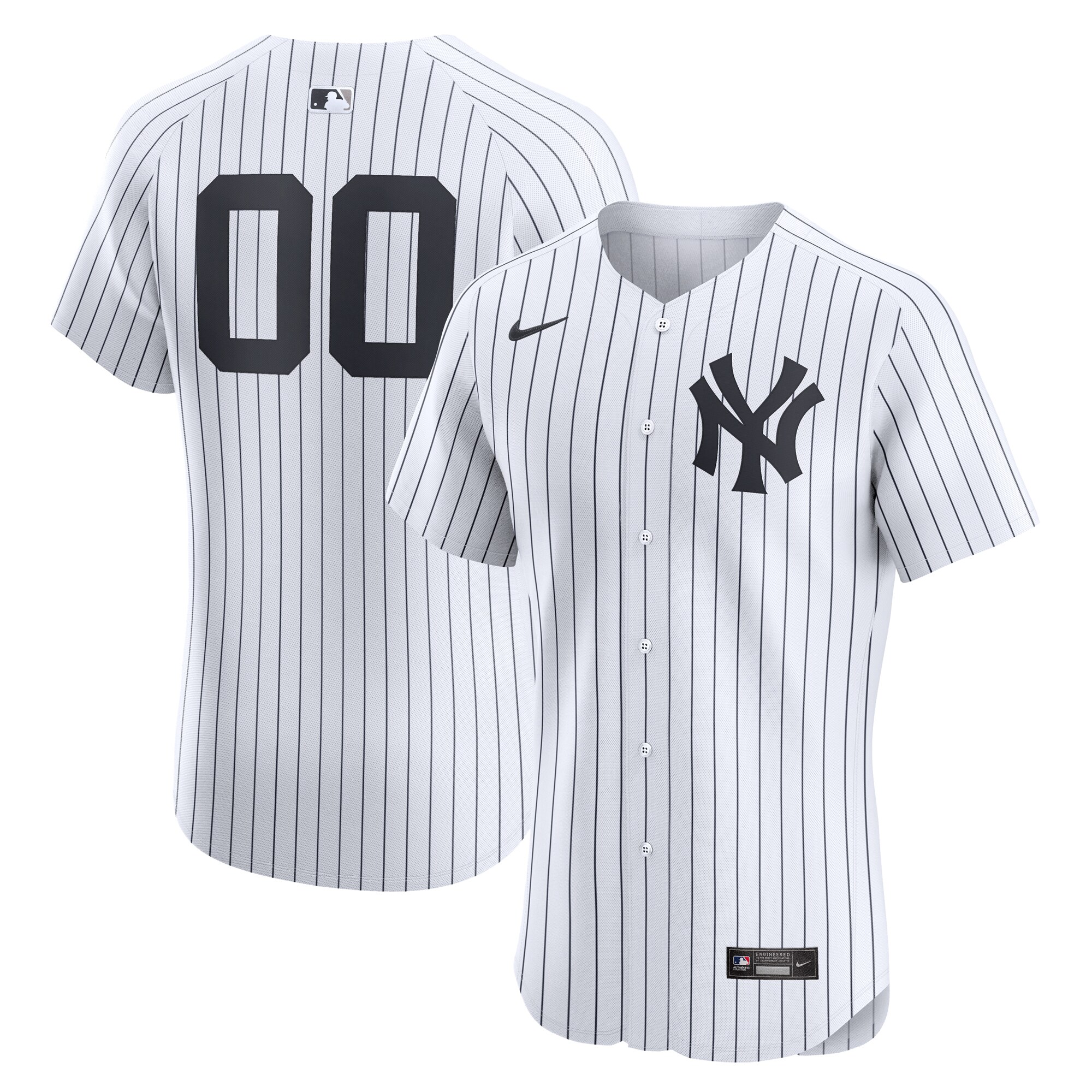 New York Yankees Home Elite Pick-A-Player Retired Roster Jersey - White