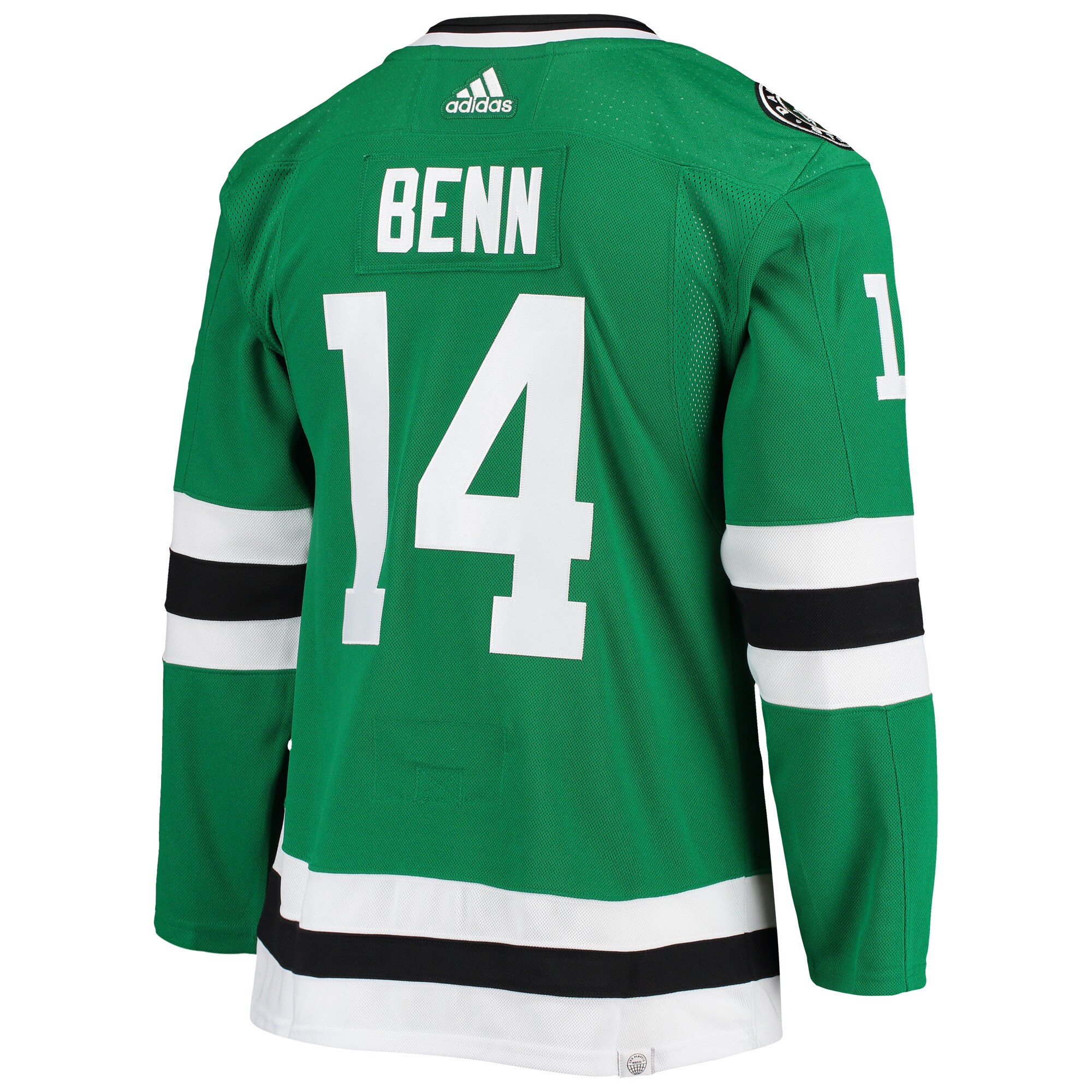 Jamie Benn Dallas Stars adidas Home Primegreen Authentic Player Jersey - Kelly Green