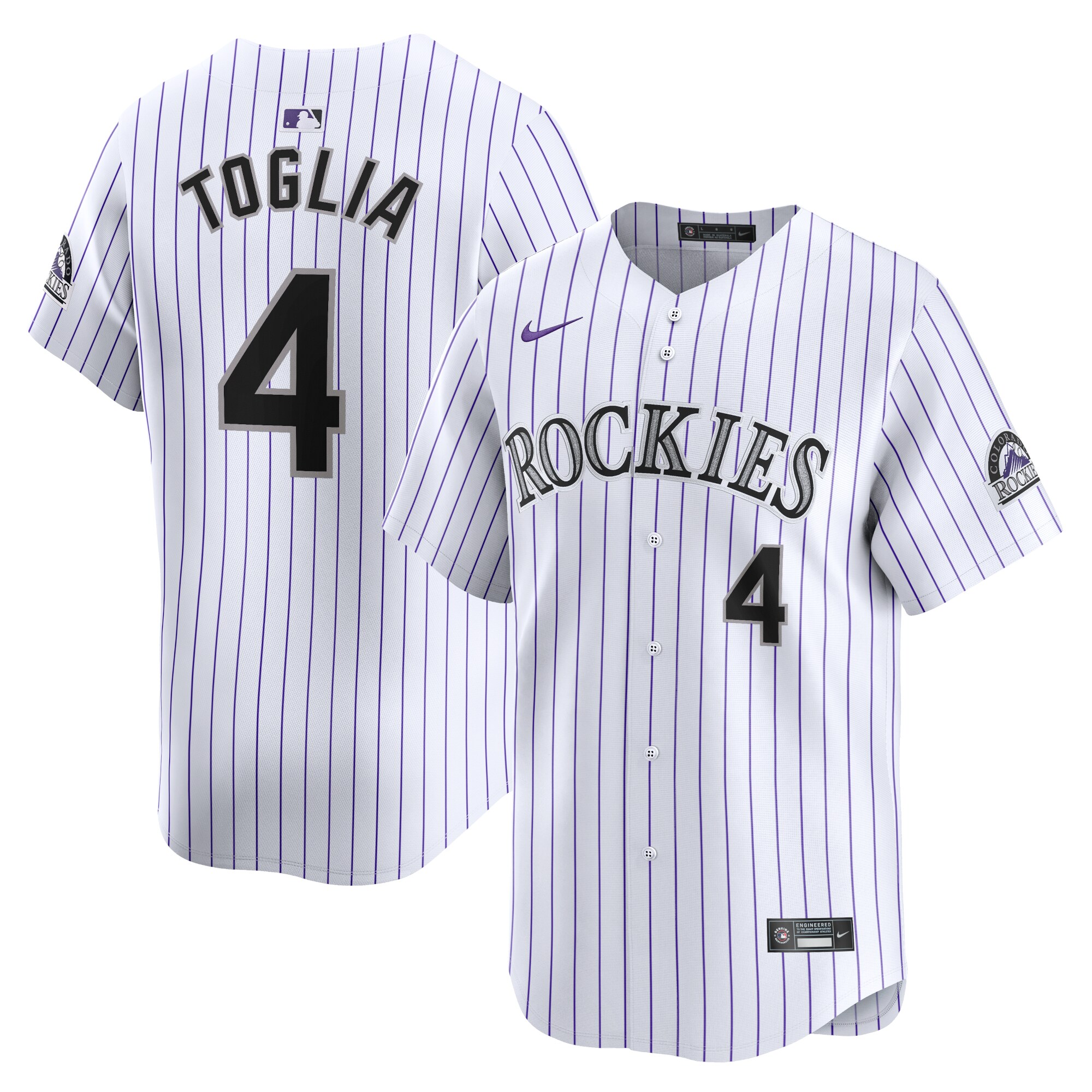 Michael Toglia Colorado Rockies  Home Limited Player Jersey - White