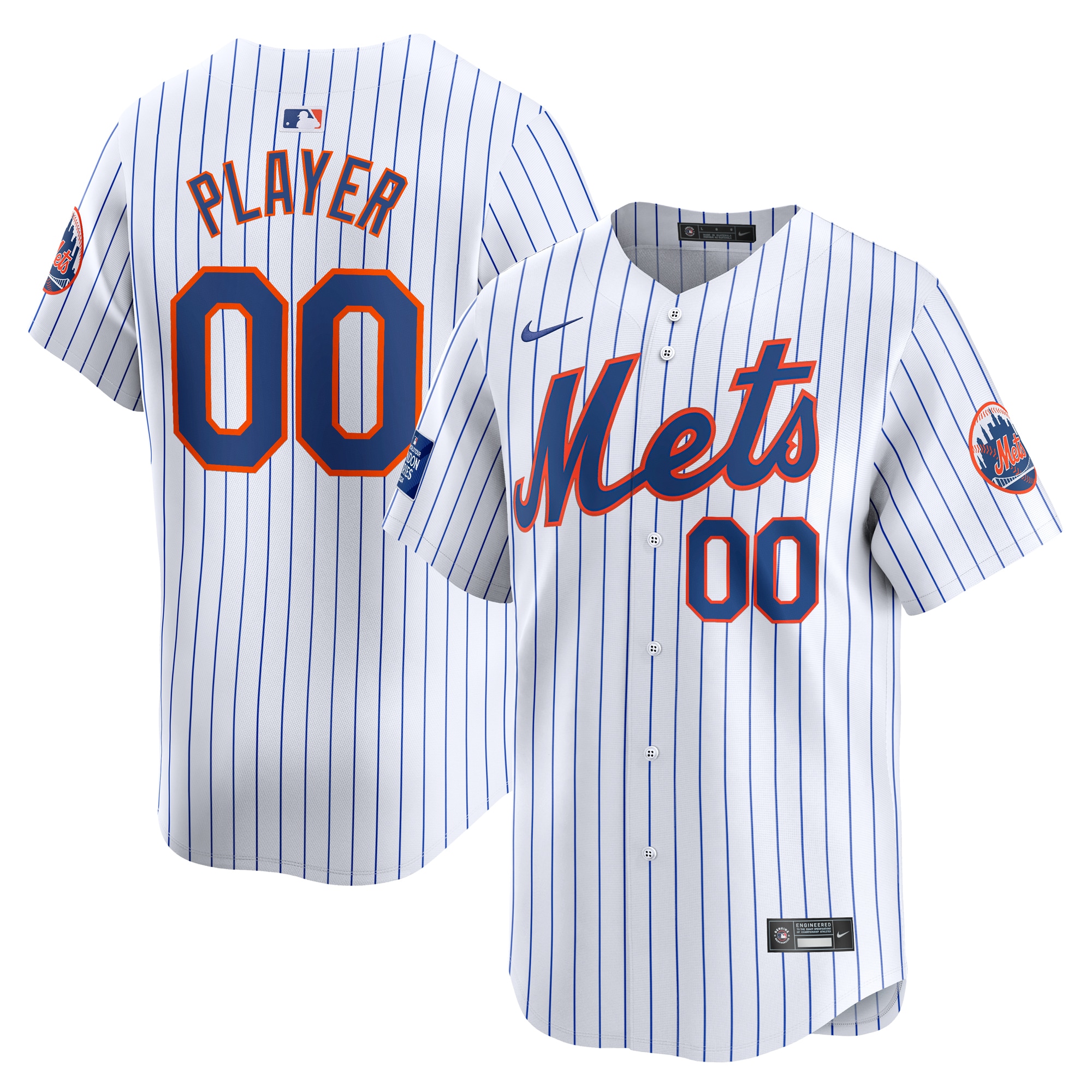 New York Mets 2024 MLB World Tour London Series Home Pick-A-Player Limited Jersey White