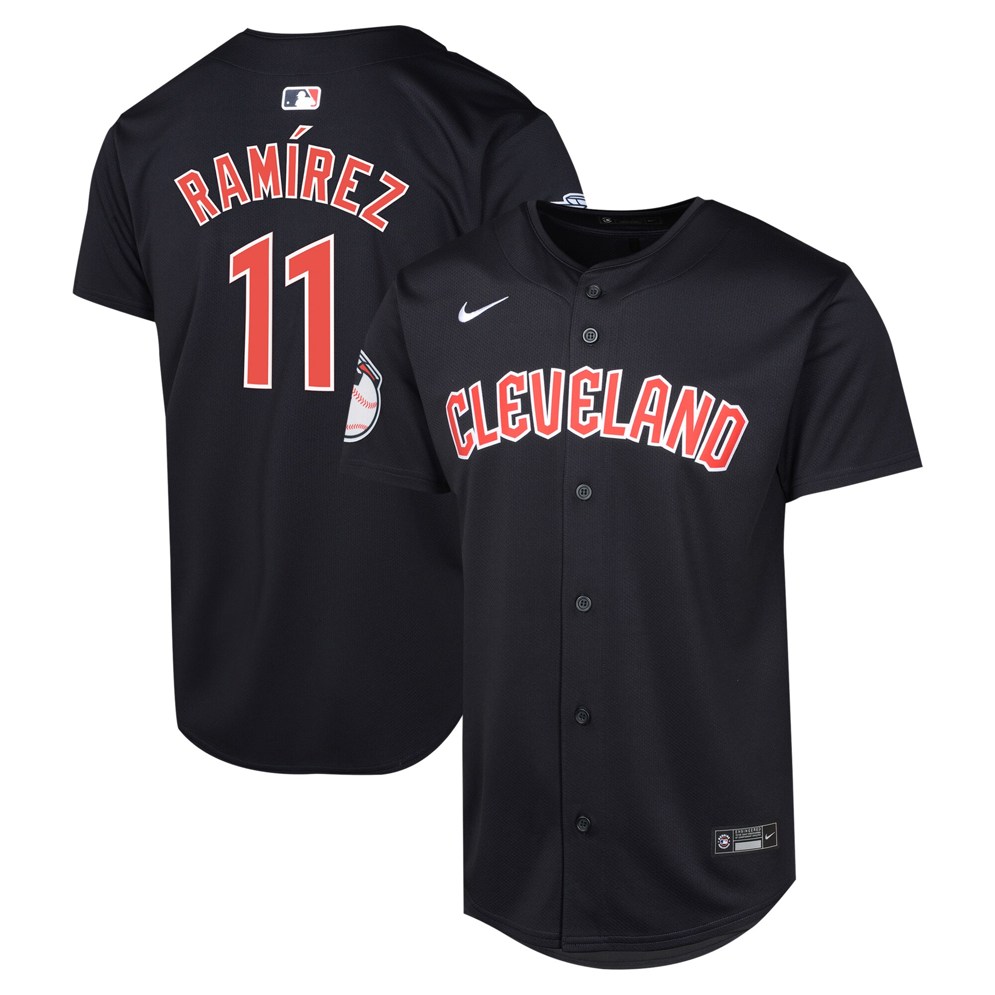 Jos\u00c3\u00a9 Ram\u00c3\u00adrez Cleveland Guardians Youth Alternate Limited Player Jersey Blue