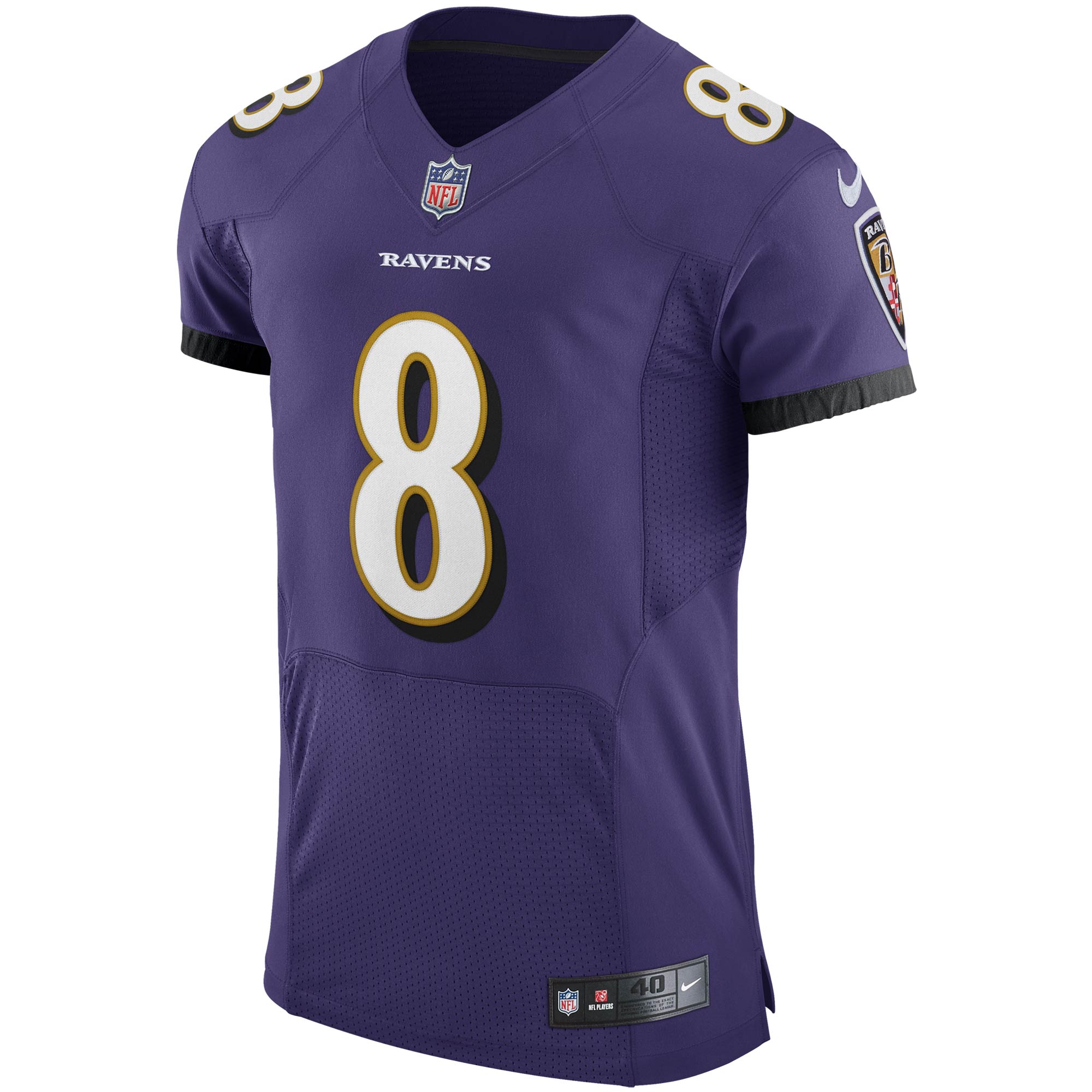 Lamar Jackson Baltimore Ravens  Vapor Elite Player Jersey - Purple