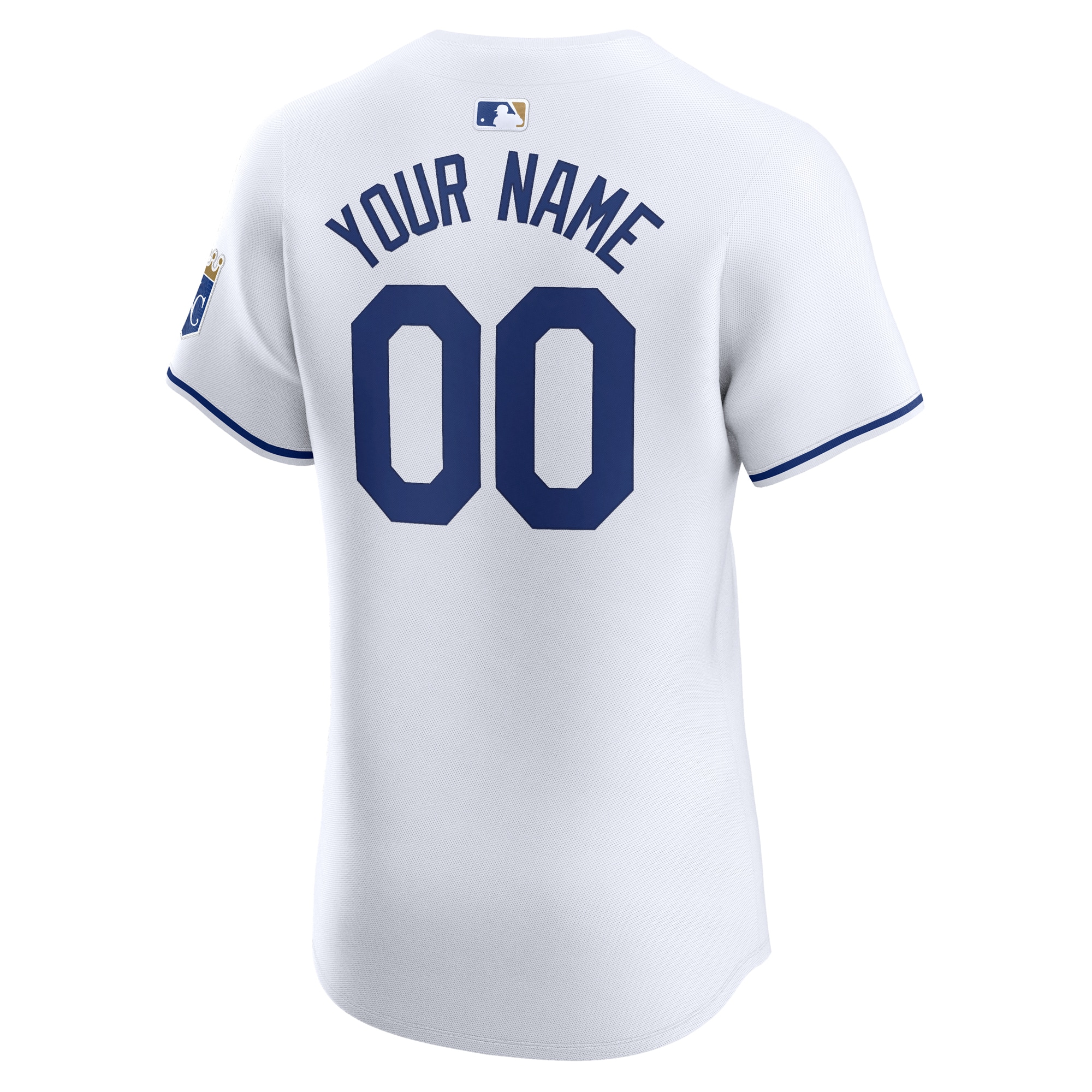 Kansas City Royals  Home Elite Custom Jersey - White