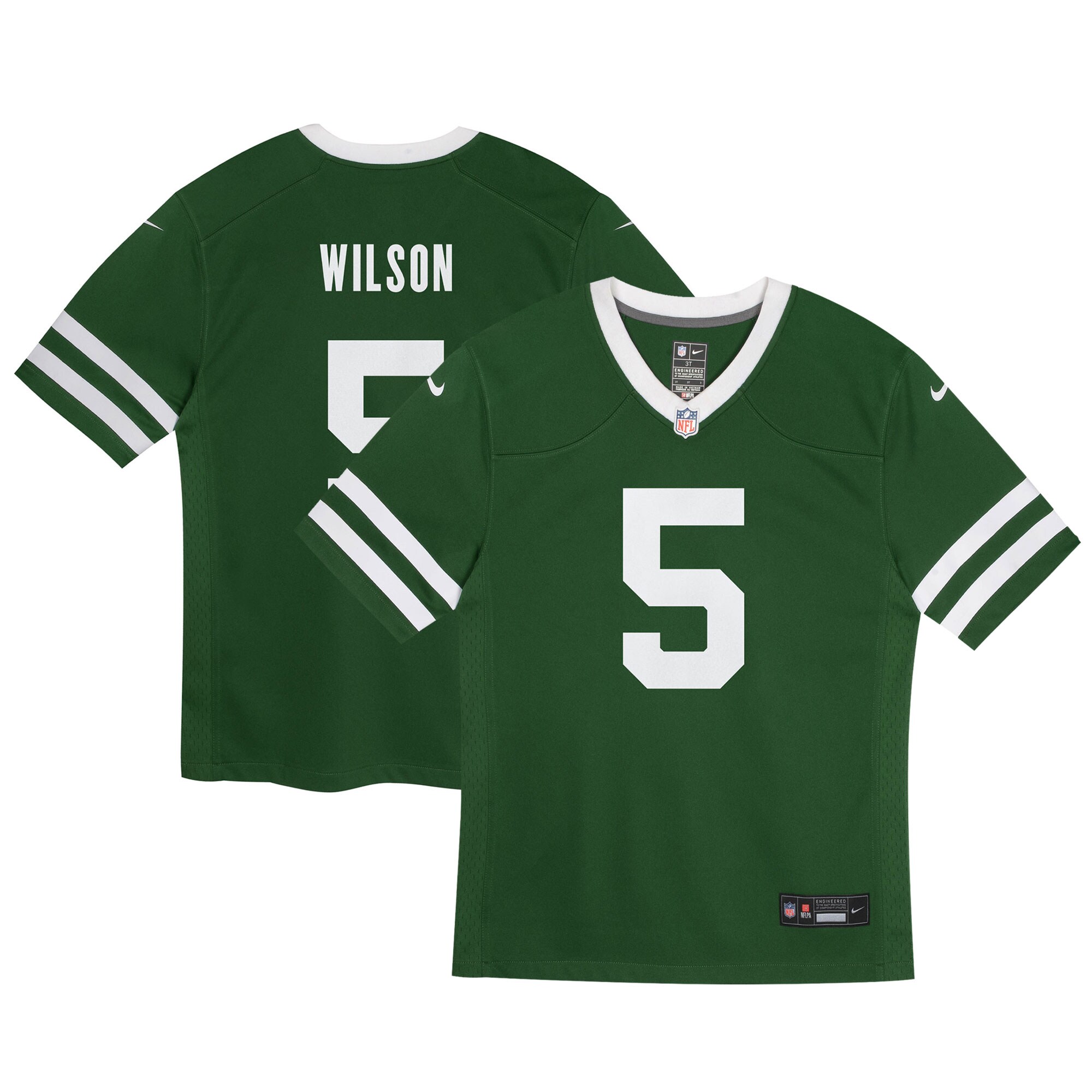 Garrett Wilson New York Jets  Preschool Game Jersey - Legacy Green