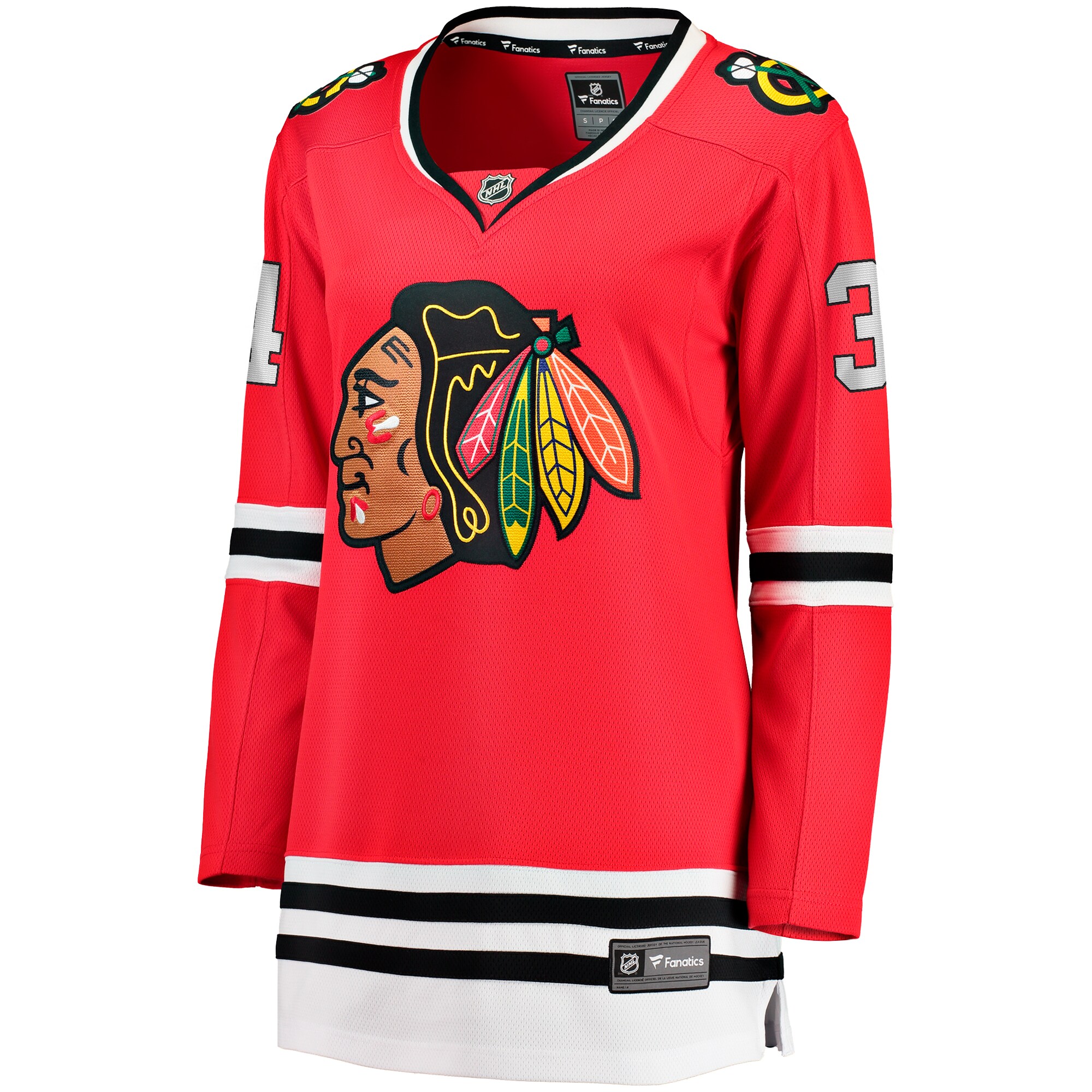 Petr Mrazek Chicago Blackhawks Fanatics Women's Home Breakaway Player Jersey - Red