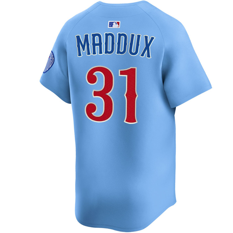Greg Maddux Chicago Cubs Youth Blues Alternate Limited Jersey