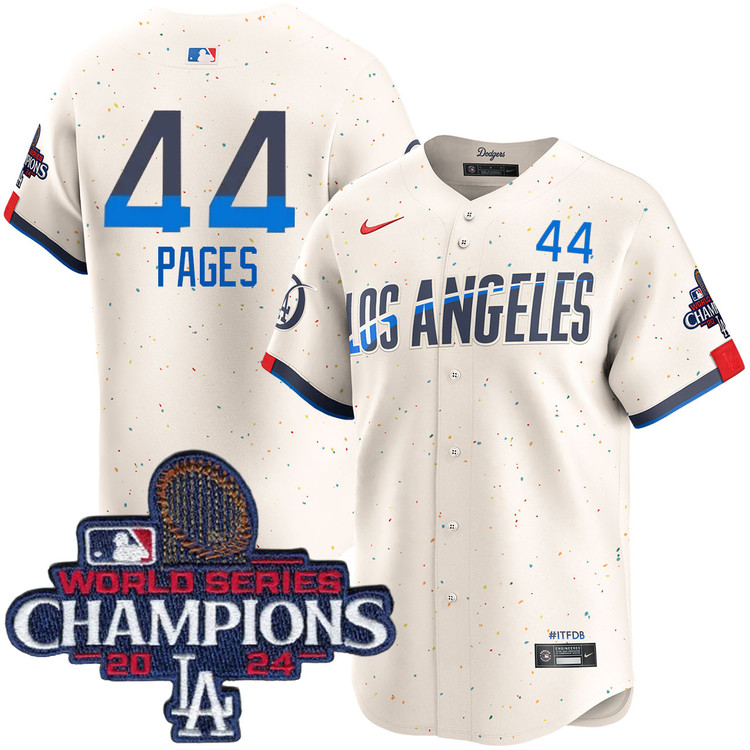 Andy Pages Los Angeles Dodgers City Connect Limited World Series Champions Jersey