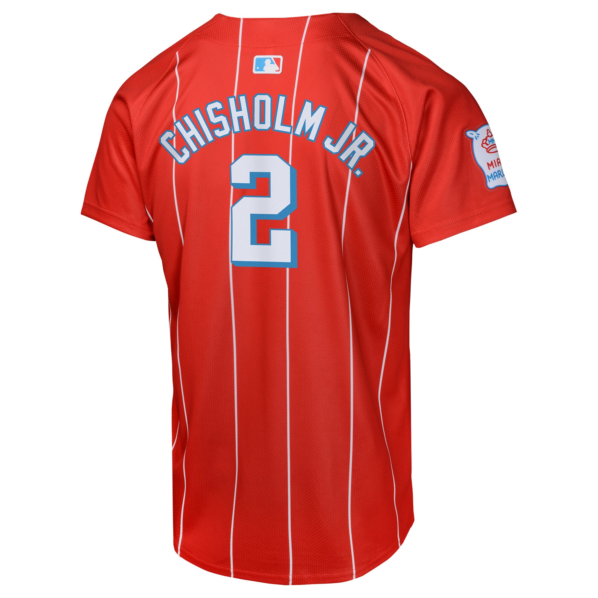 Jazz Chisholm Jr. Miami Marlins  Youth City Connect Limited Player Jersey - Red