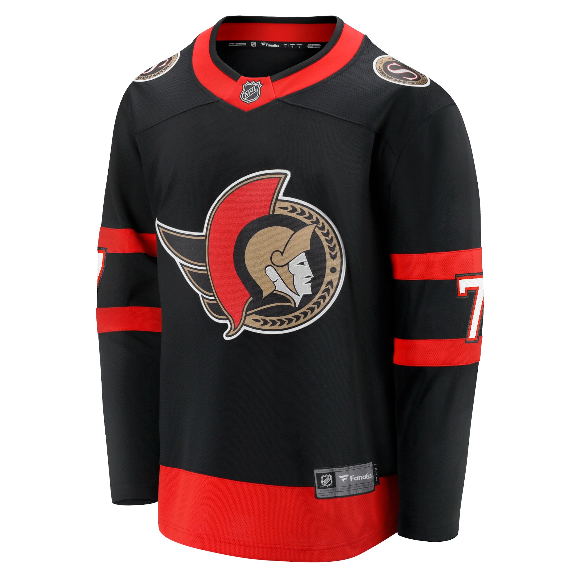 Brady Tkachuk Ottawa Senators Fanatics Alternate Premier Breakaway Player Jersey - Black