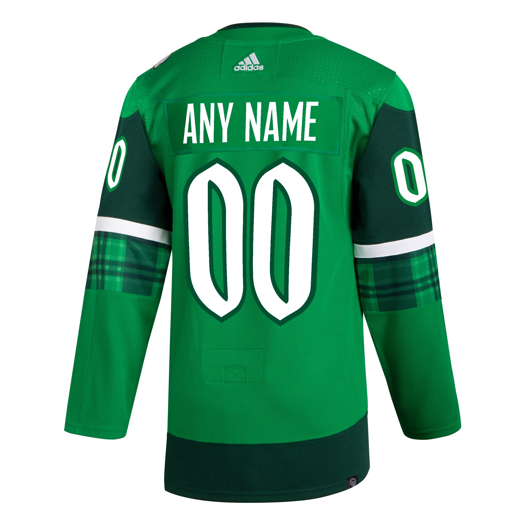Los Angeles Kings adidas St. Patrick's Day Authentic Custom Jersey - Kelly Green