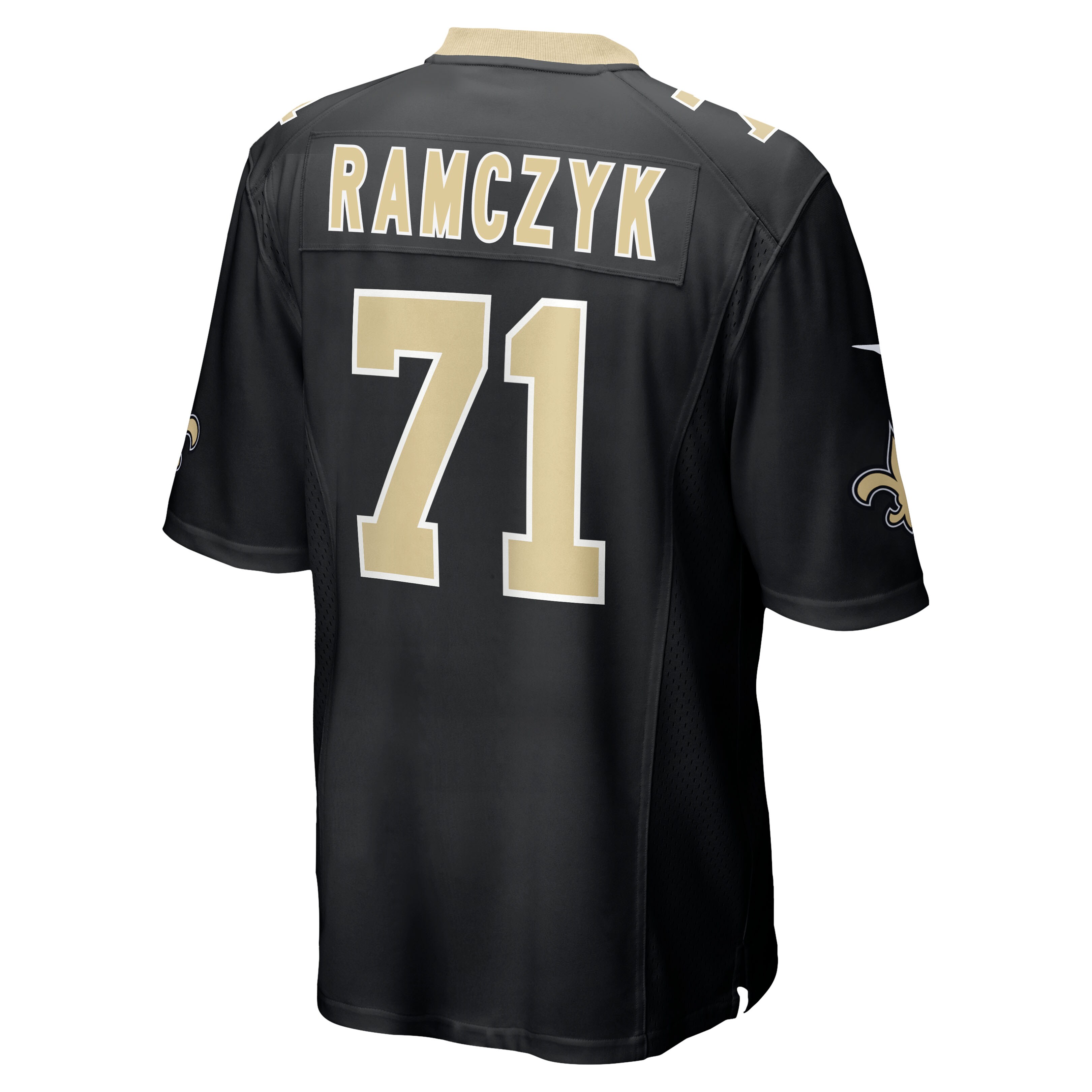Ryan Ramczyk New Orleans Saints  Game Jersey - Black
