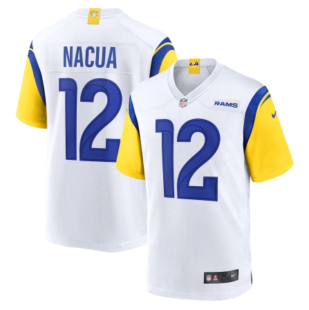 Los Angeles Rams Puka Nacua White Jersey