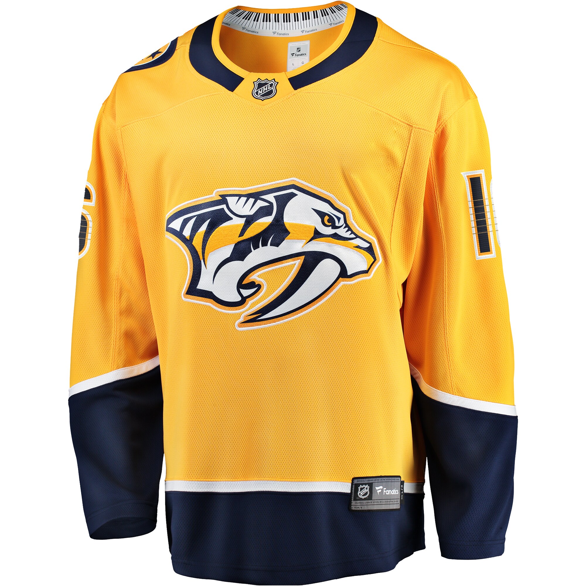 Jason Zucker Nashville Predators Fanatics Premier Breakaway Player Jersey - Gold