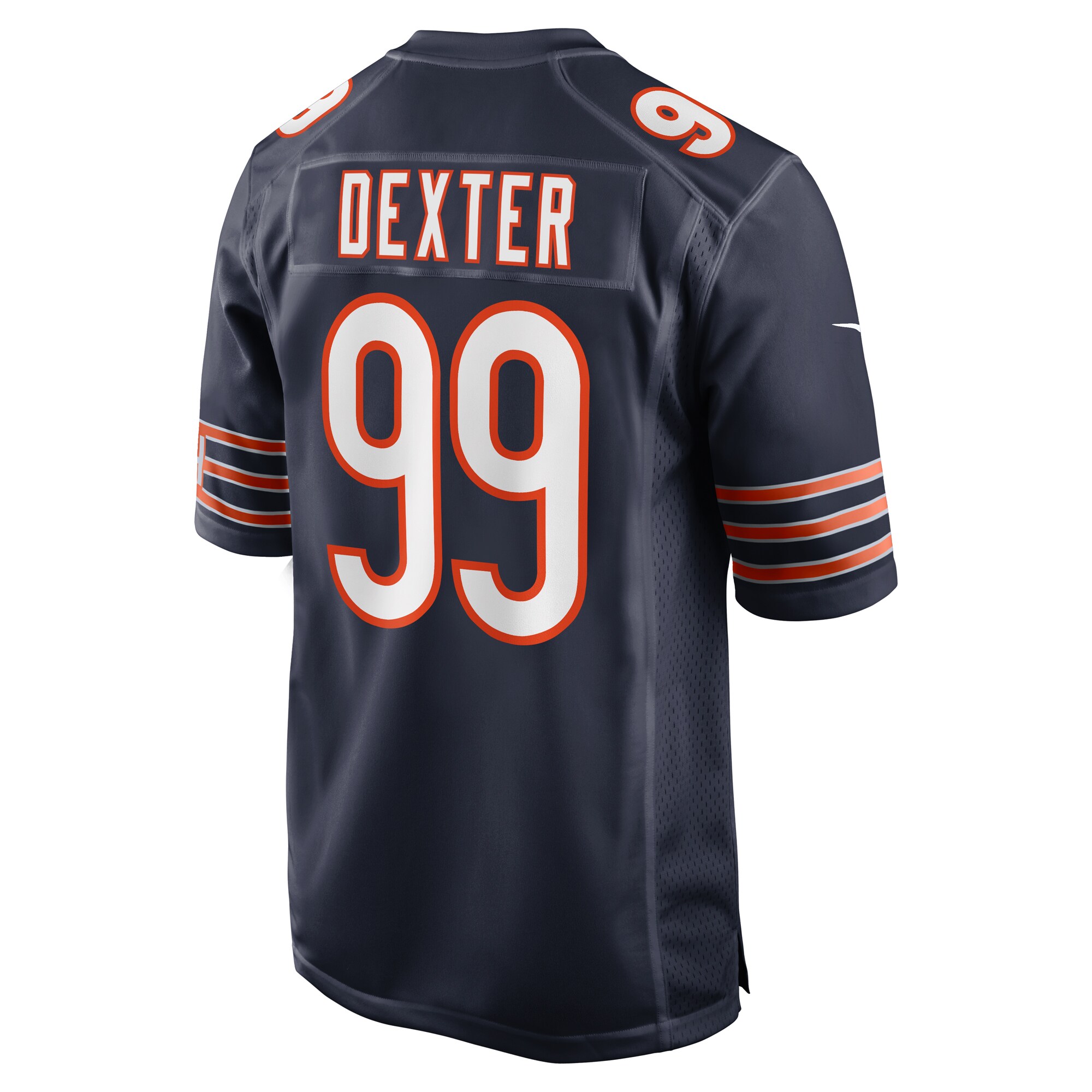 Gervon Dexter Sr Chicago Bears  Team Game Jersey -  Navy