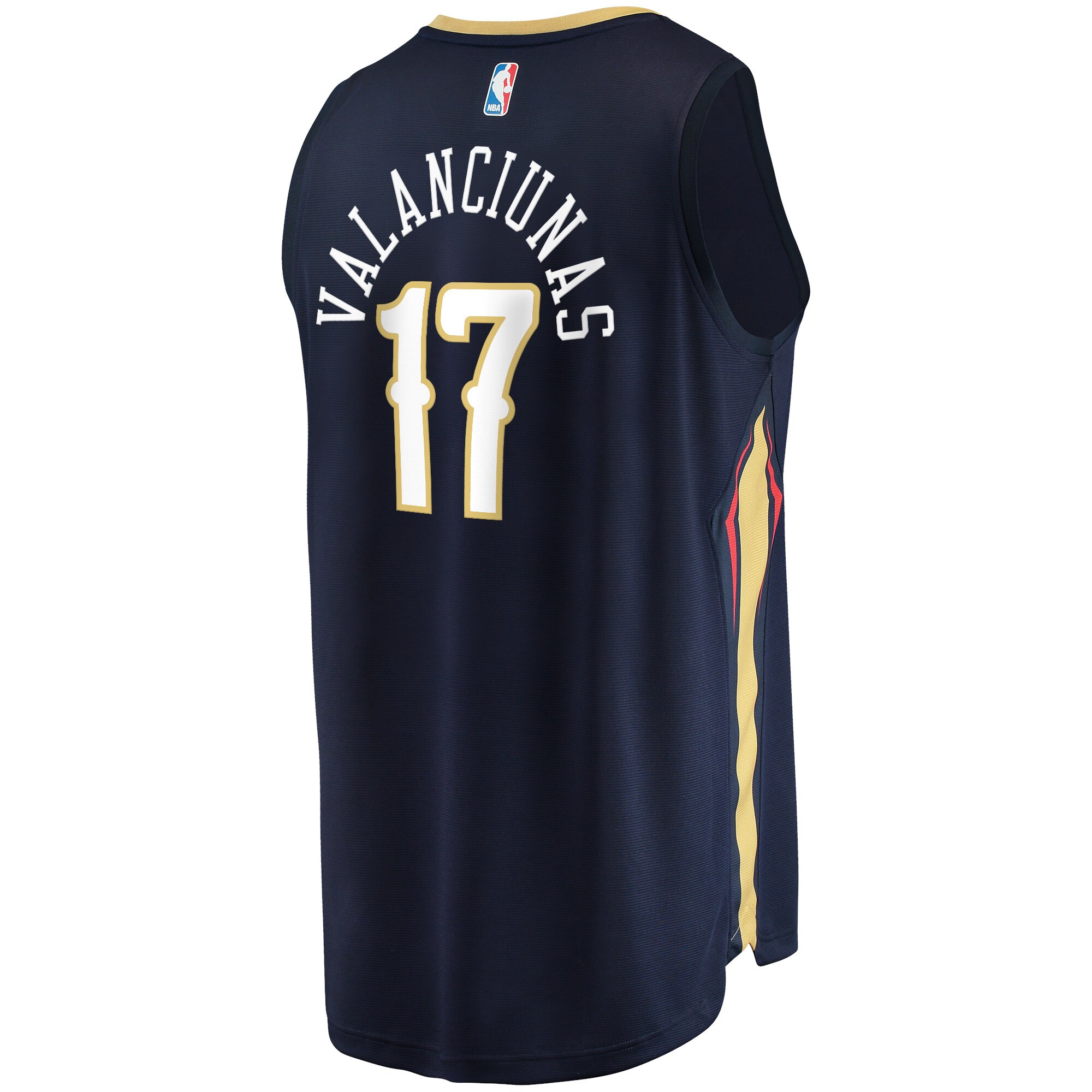 Jonas Valanciunas New Orleans Pelicans Fanatics Fast Break Replica Jersey - Icon Edition - Navy
