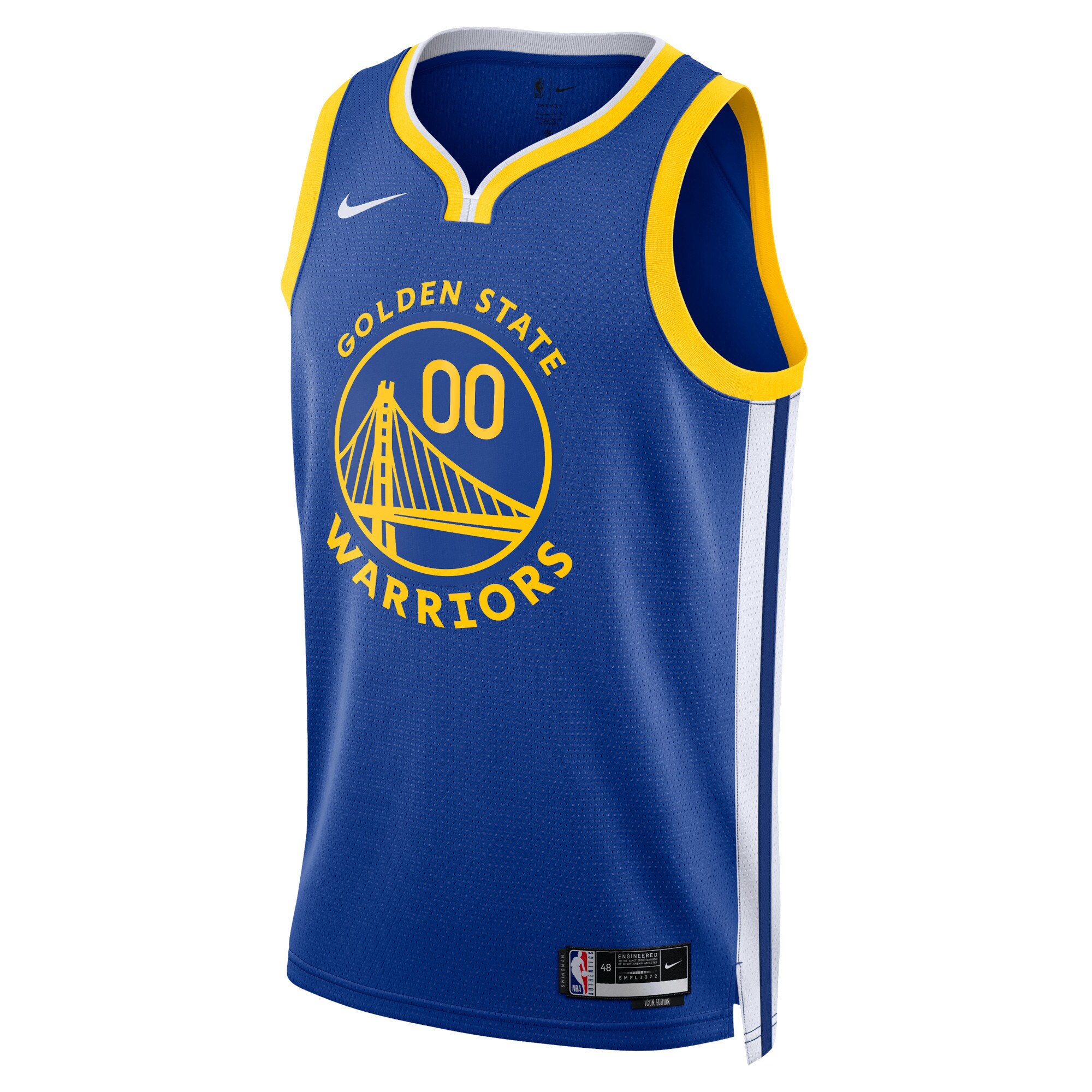 Golden State Warriors Unisex Swingman Custom Jersey Royal - Icon Edition