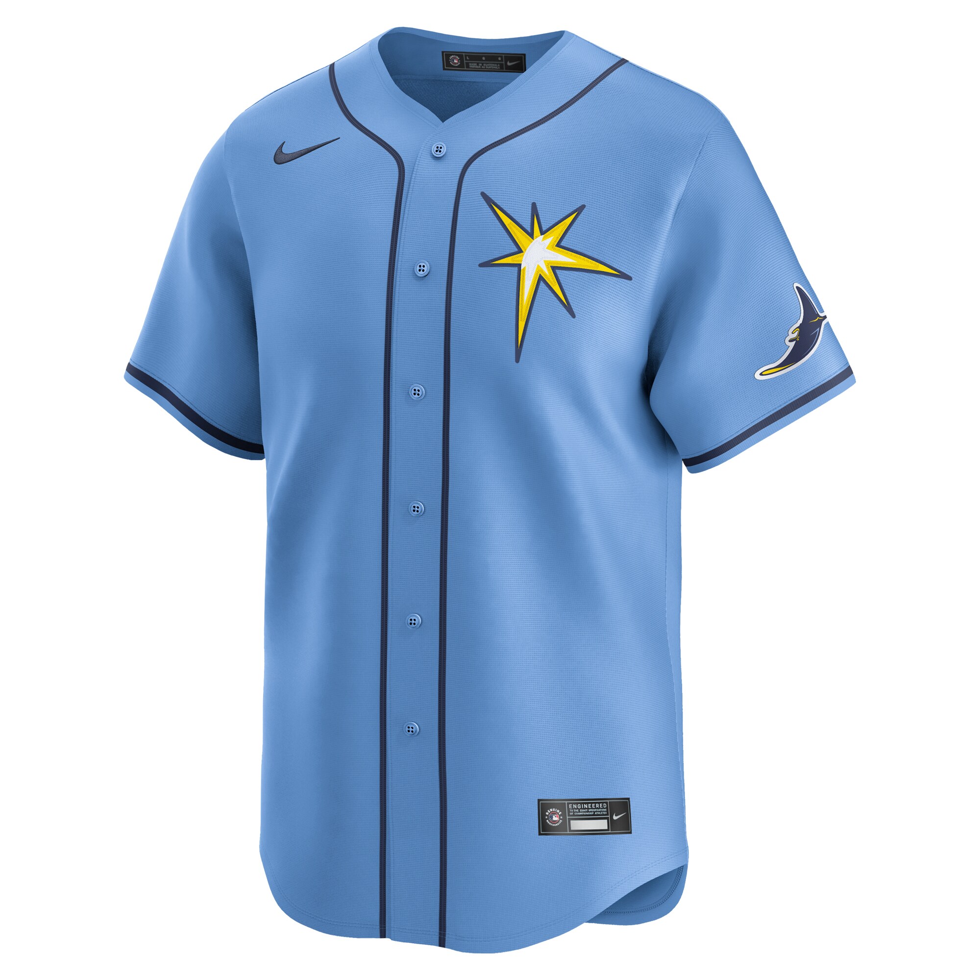 Tampa Bay Rays   Alternate Limited Custom Jersey Light Blue