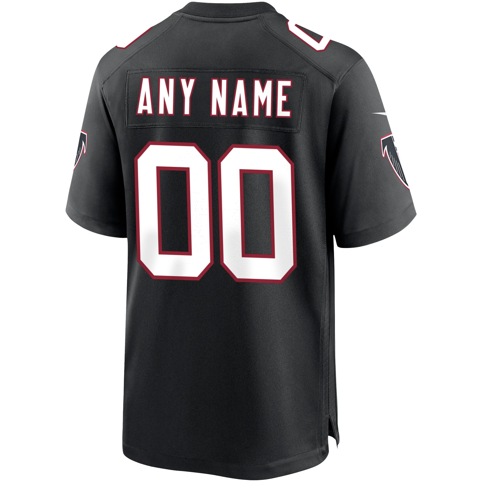 Atlanta Falcons  Throwback Custom Game Jersey - Black