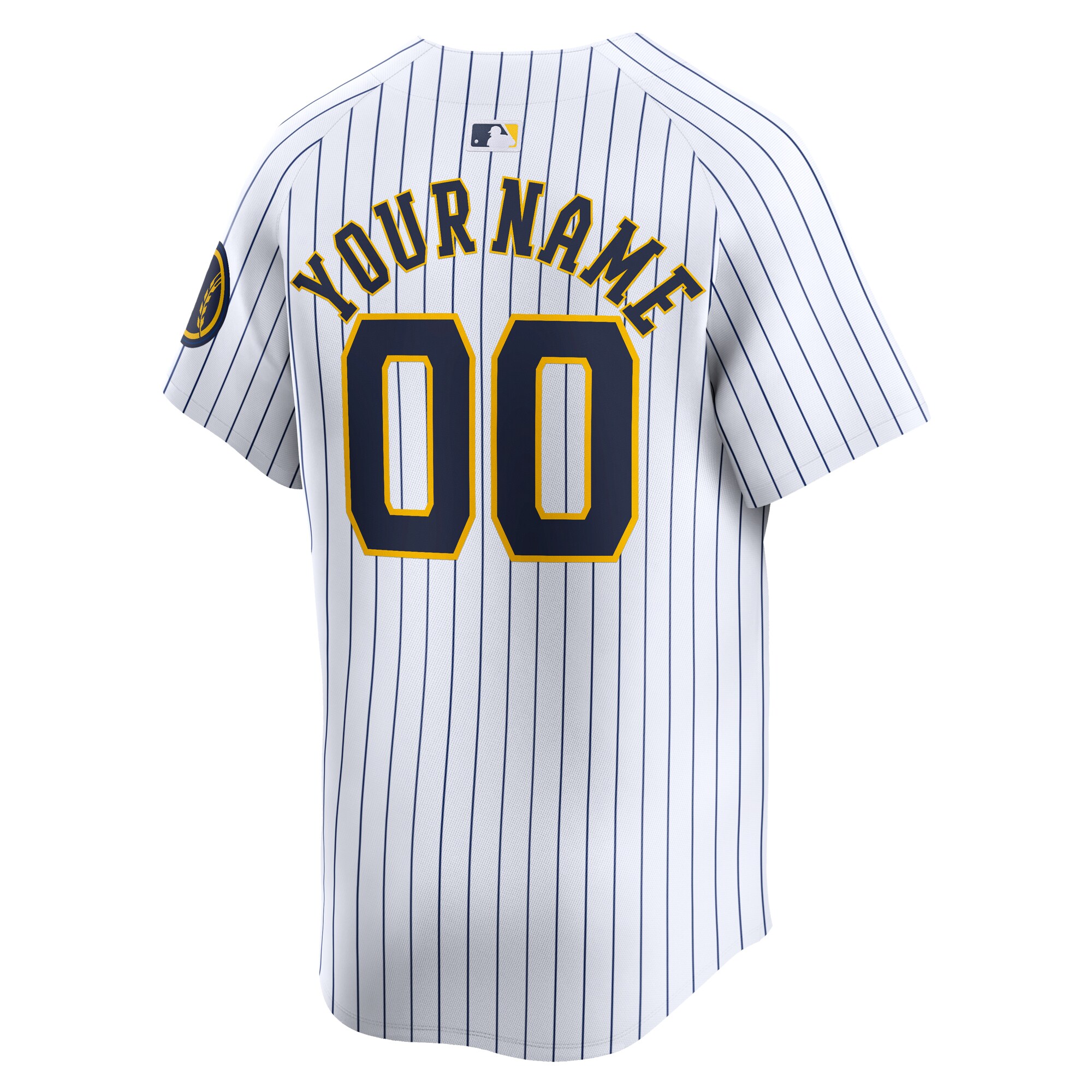 Milwaukee Brewers   Alternate Limited Custom Jersey White