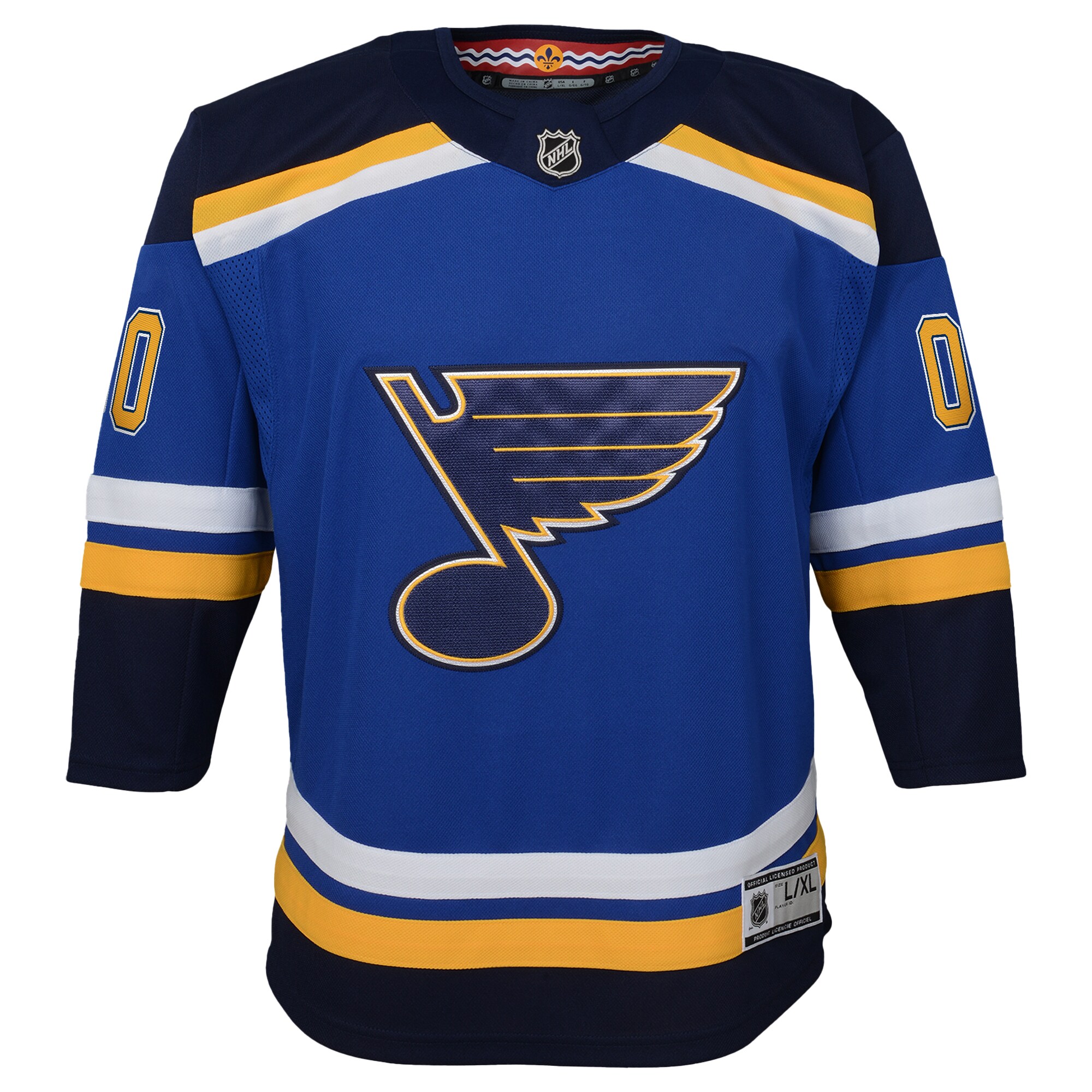 St. Louis Blues Youth Home Premier Custom Jersey - Blue