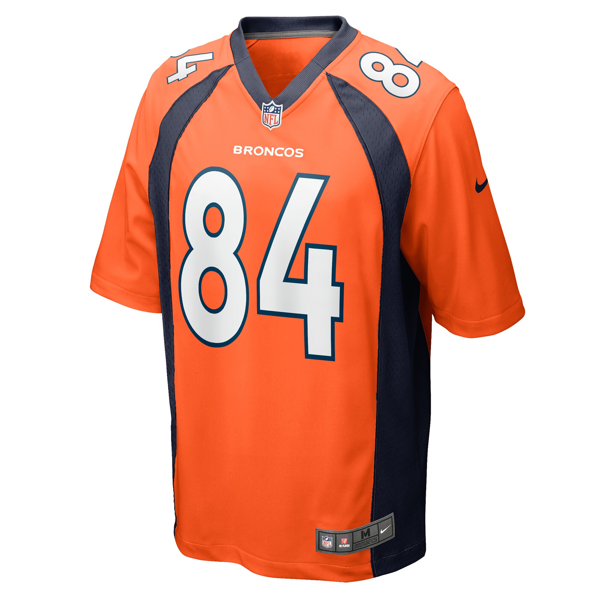 Chris Manhertz Denver Broncos  Game Player Jersey - Orange