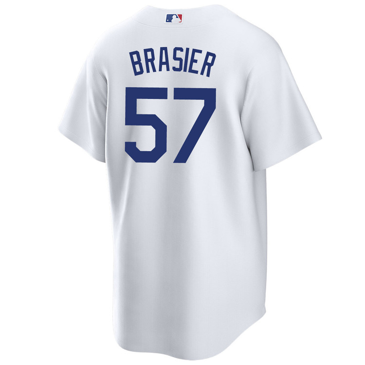 Ryan Brasier Los Angeles Dodgers Home World Series Jersey