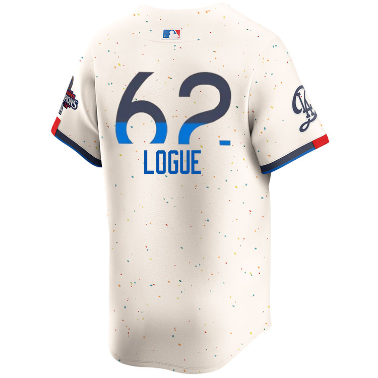 Zach Logue Los Angeles Dodgers City Connect Limited World Series Champions Jersey