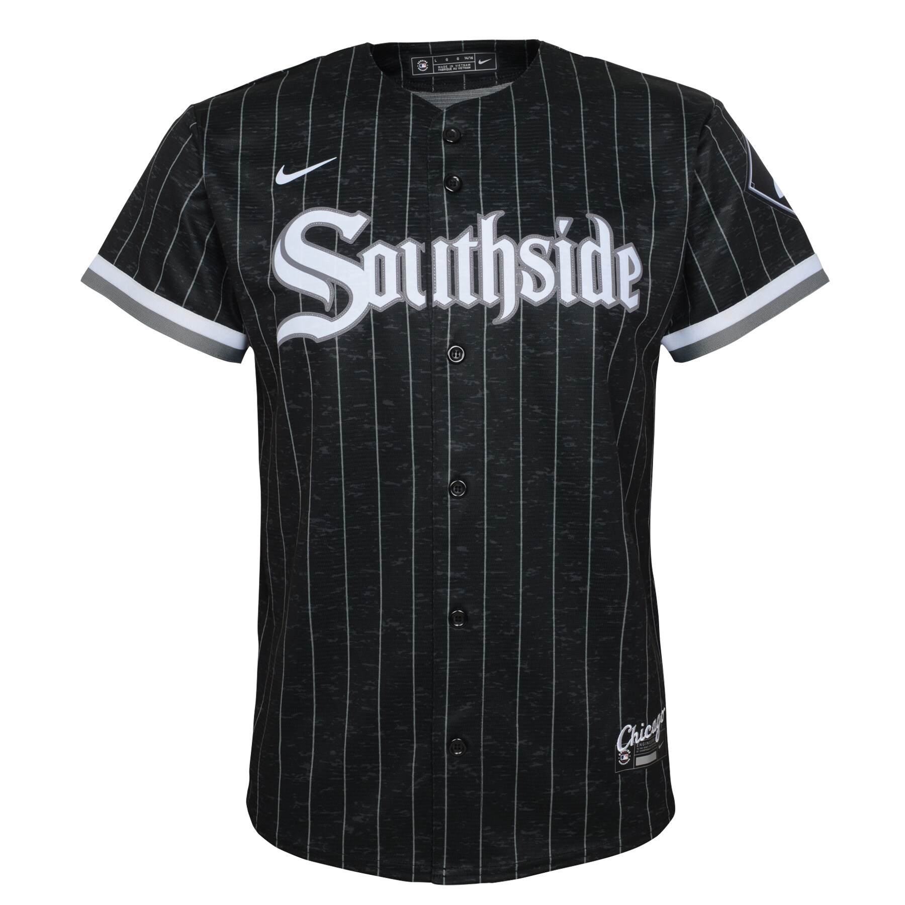 Eloy Jimenez Chicago White Sox Youth City Connect Replica Player Jersey - Black