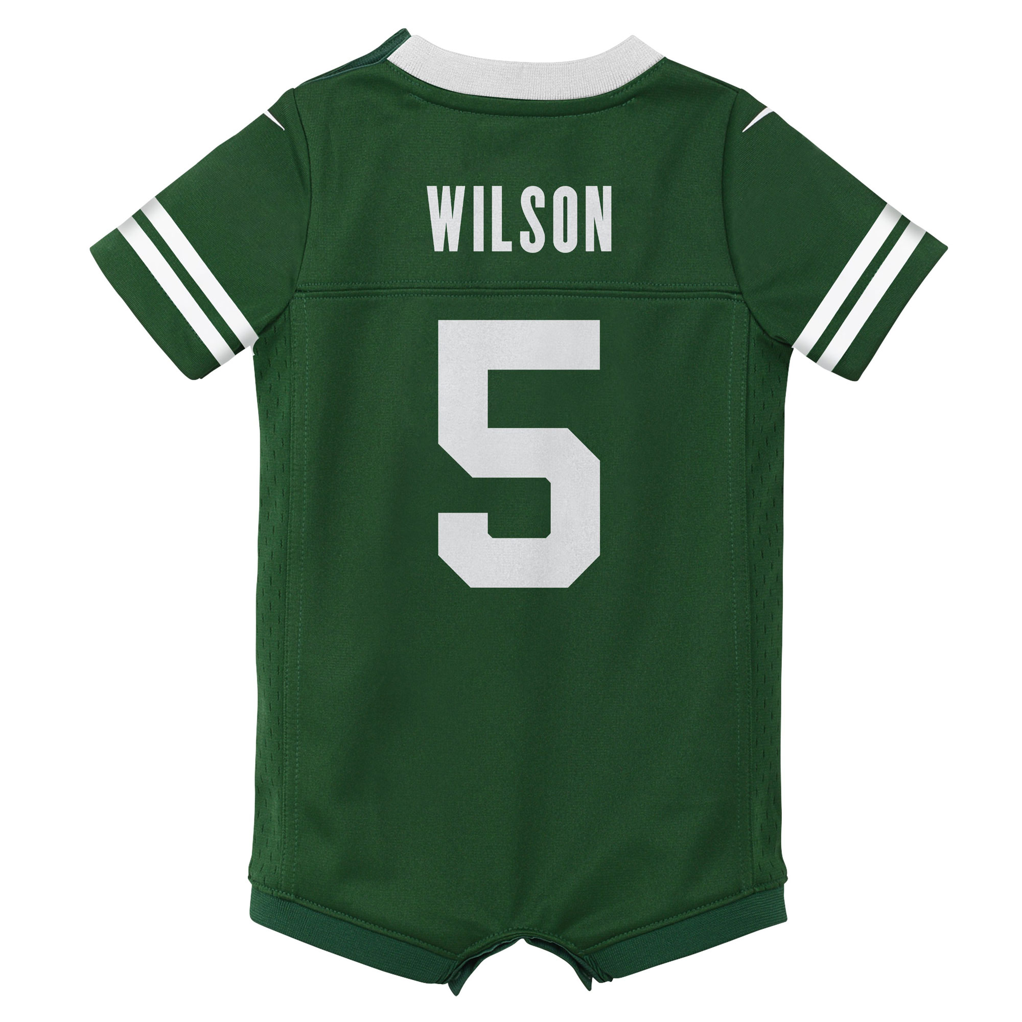 Garrett Wilson New York Jets  Newborn & Infant Game Romper Jersey - Legacy Green