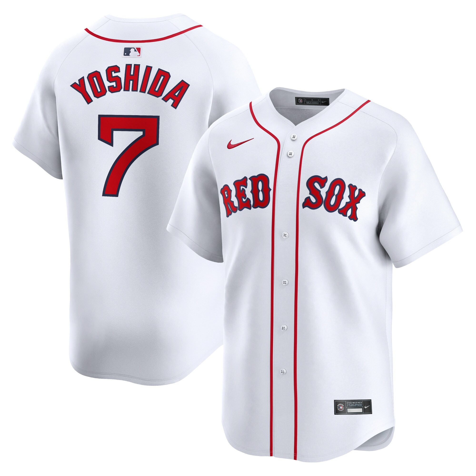 Masataka Yoshida Boston Red Sox  Home Limited Player Jersey - White