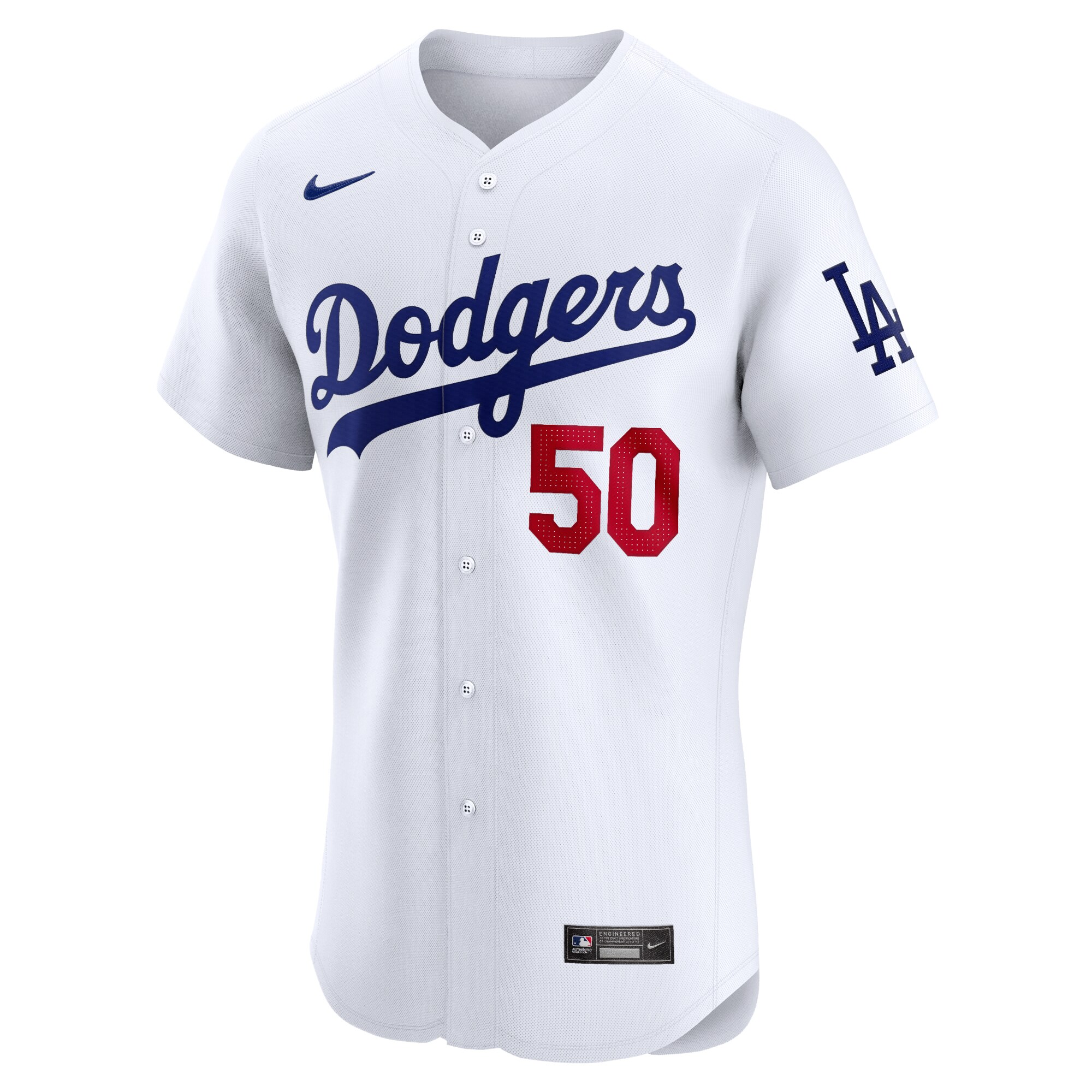 Mookie Betts Los Angeles Dodgers  Home Elite Jersey - White