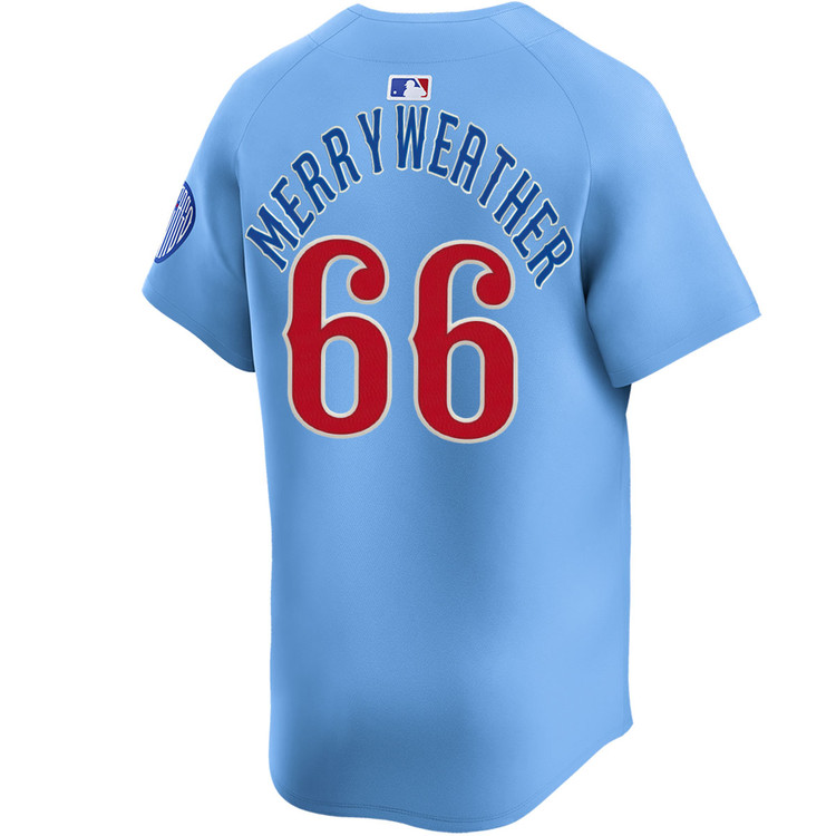 Julian Merryweather Chicago Cubs Youth Blues Alternate Limited Jersey