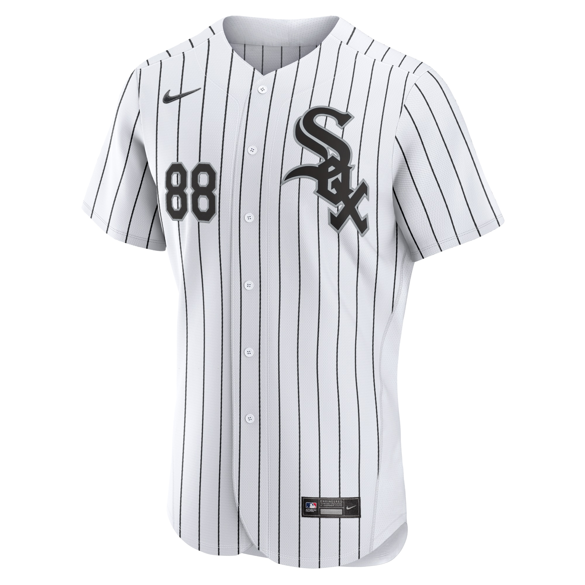 Luis Robert Chicago White Sox Home Authentic Player Jersey - White\/Black