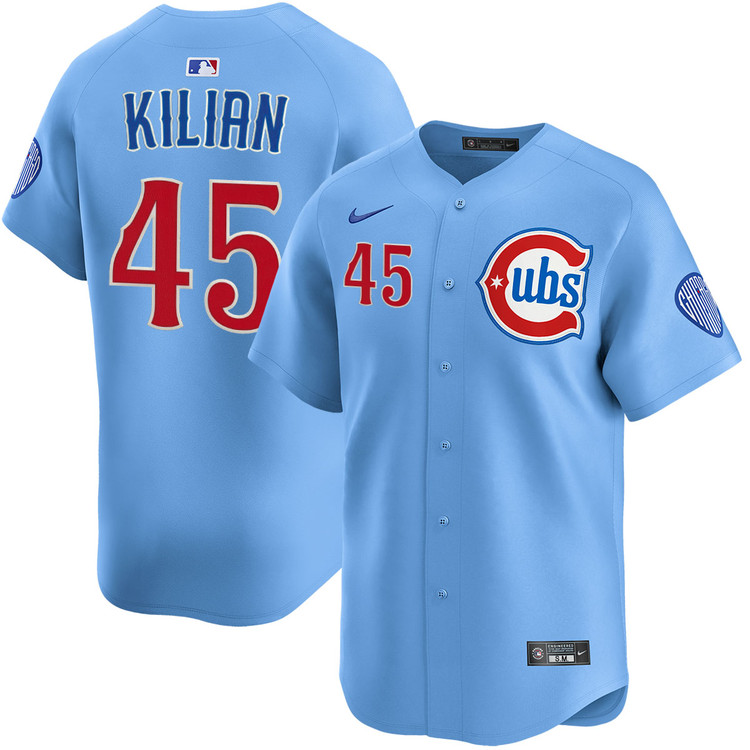 Caleb Kilian Chicago Cubs Youth Blues Alternate Limited Jersey