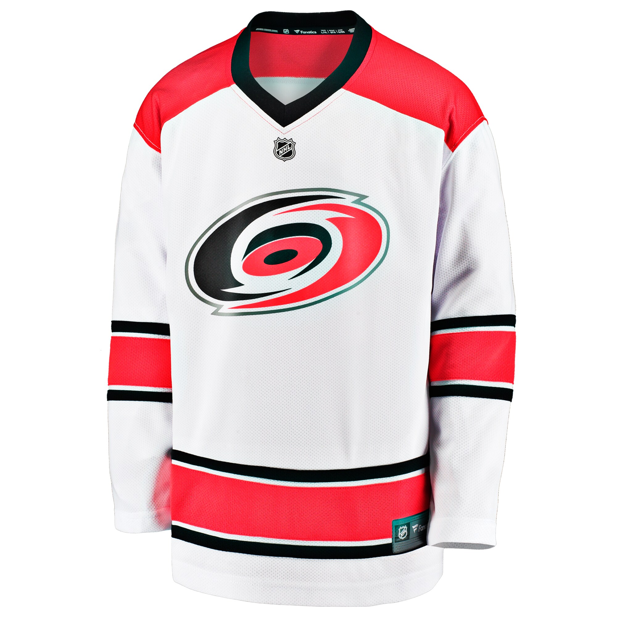 Carolina Hurricanes Fanatics Youth Replica Away Jersey - White