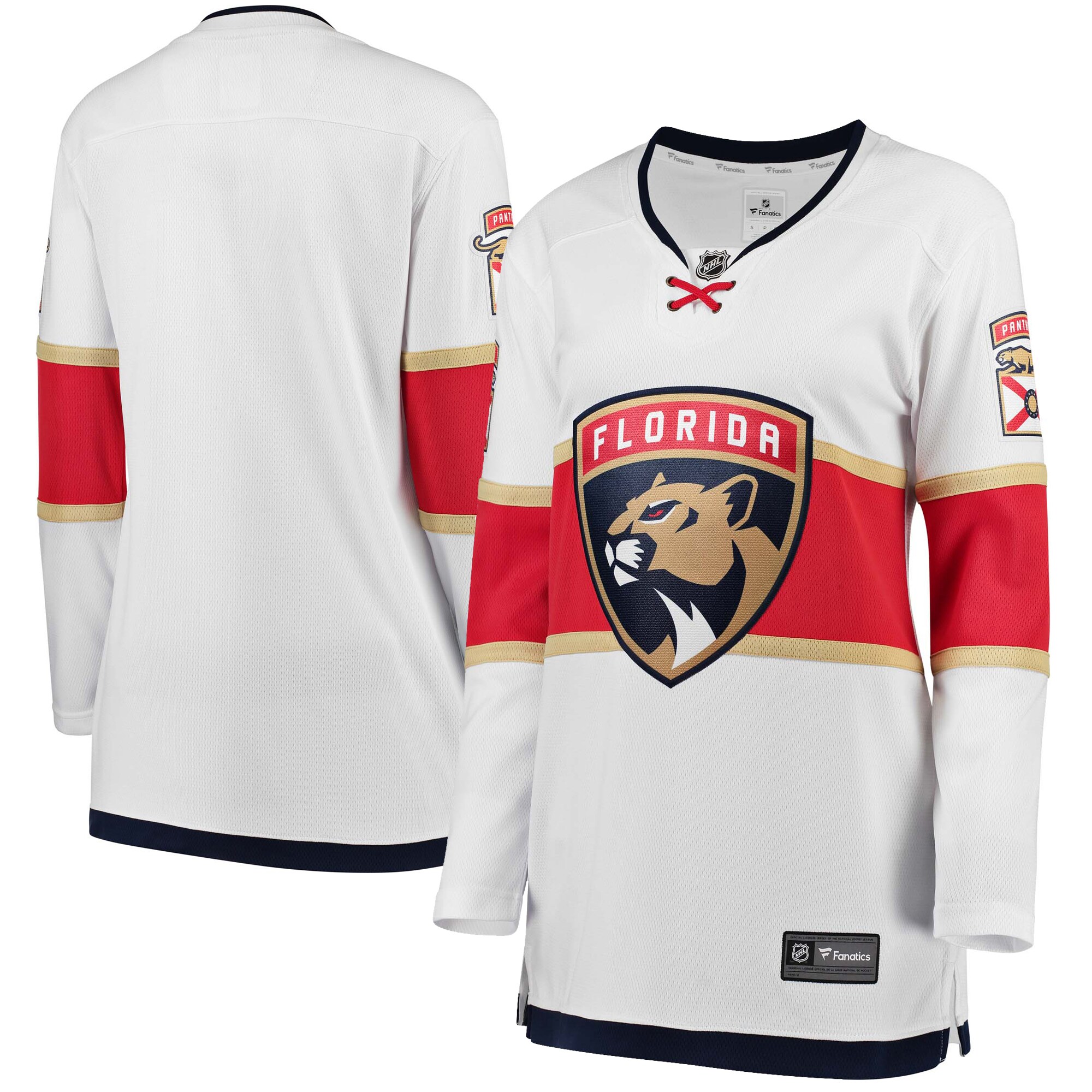 Florida Panthers Fanatics Women's Away Breakaway Jersey - White