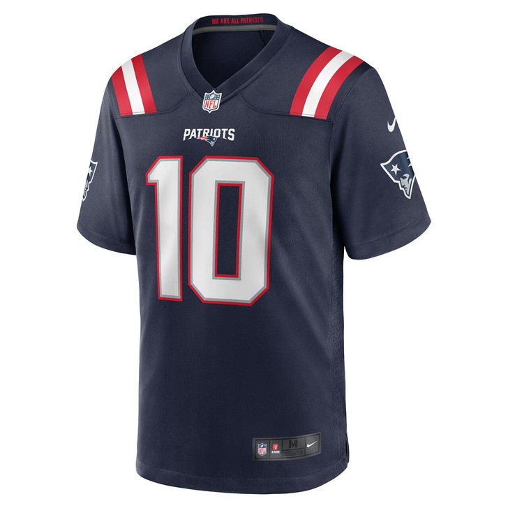 Drake Maye New England Patriots 2024 First Round Pick Player Game Jersey - Navy