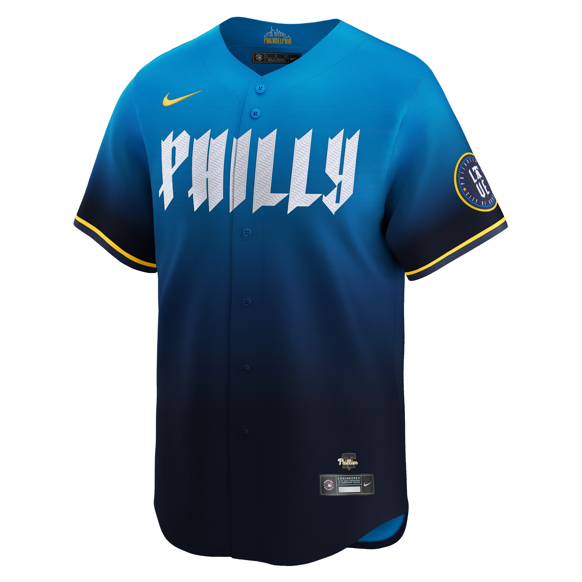 Trea Turner Philadelphia Phillies 2024 City Connect Limited Player Jersey - Blue