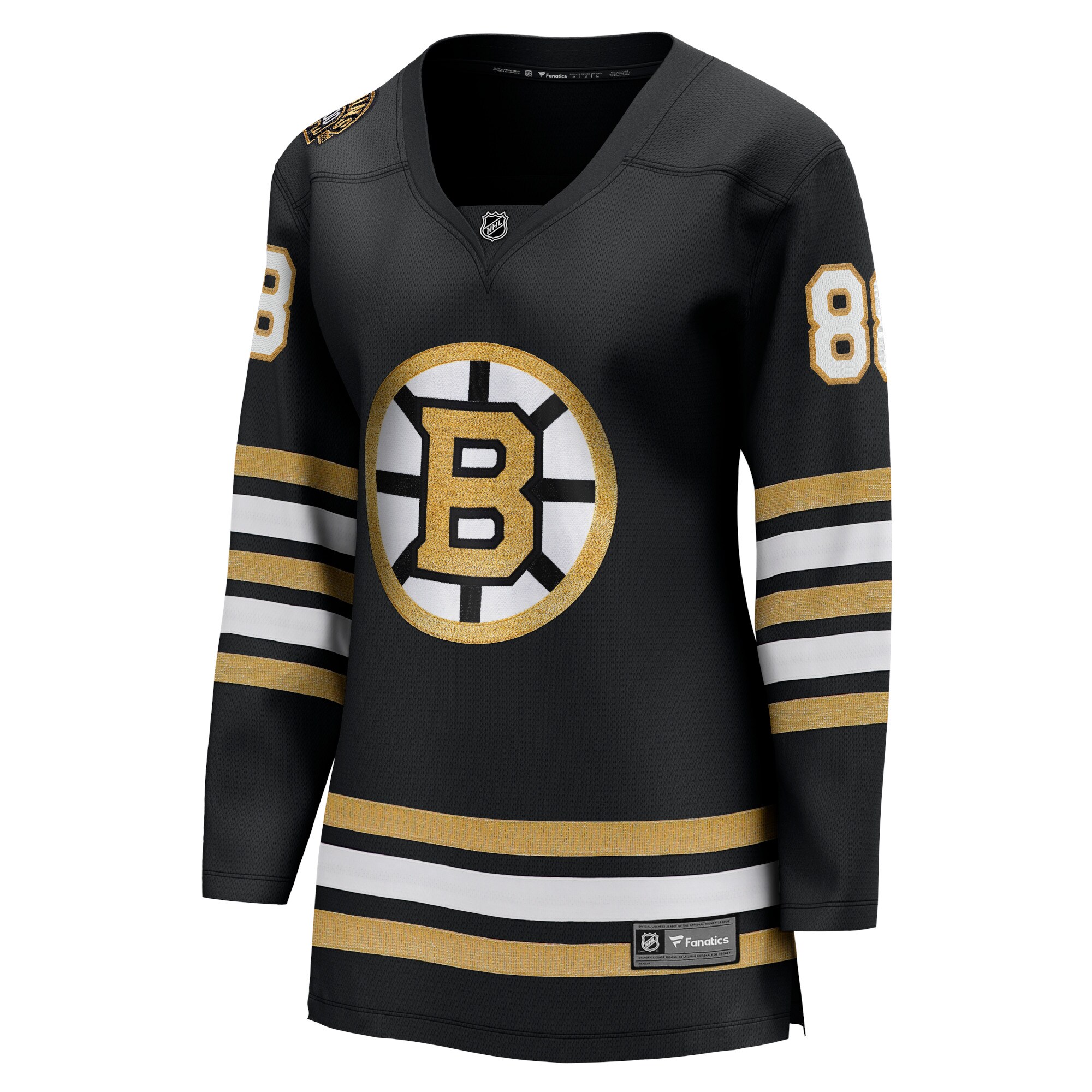David Pastrnak Boston Bruins Fanatics Women's 100th Anniversary Premier Breakaway Player Jersey - Black