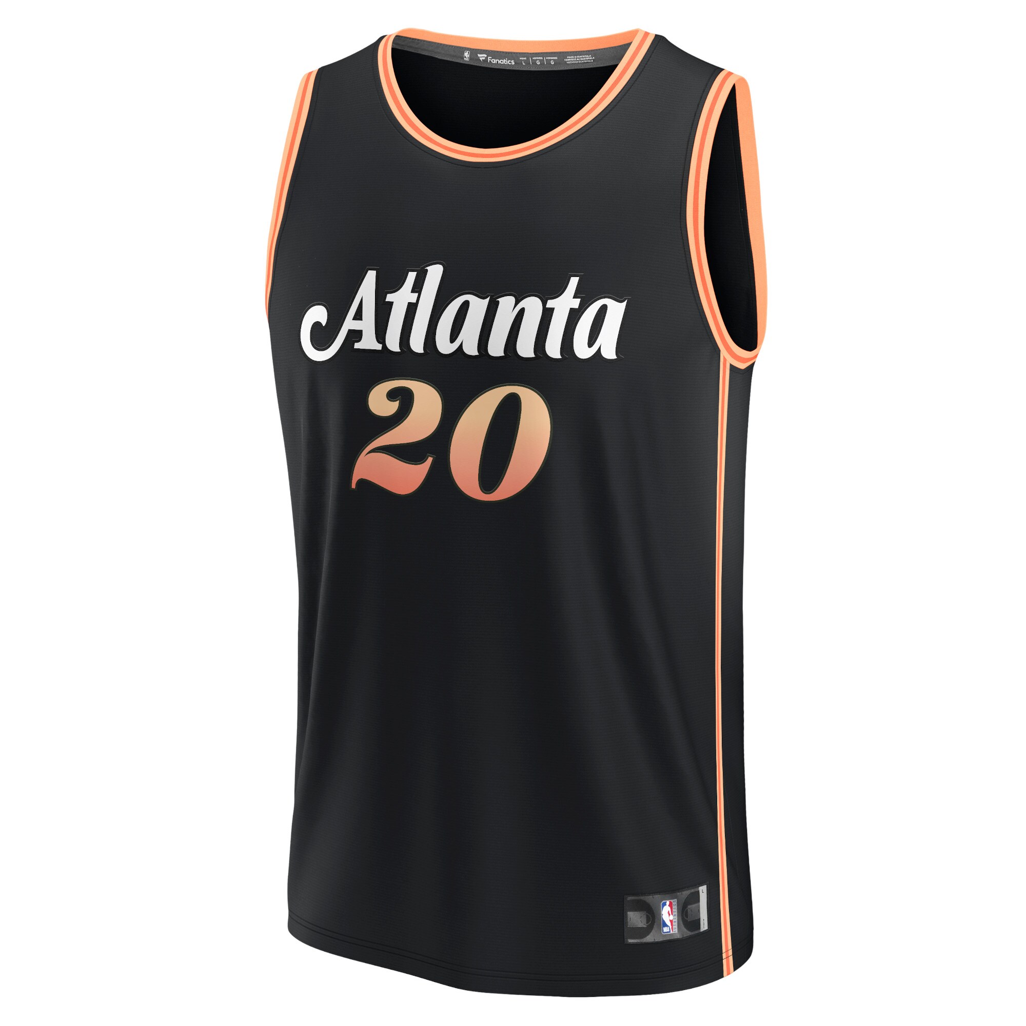 John Collins Atlanta Hawks Fanatics Fastbreak Jersey - City Edition - Black