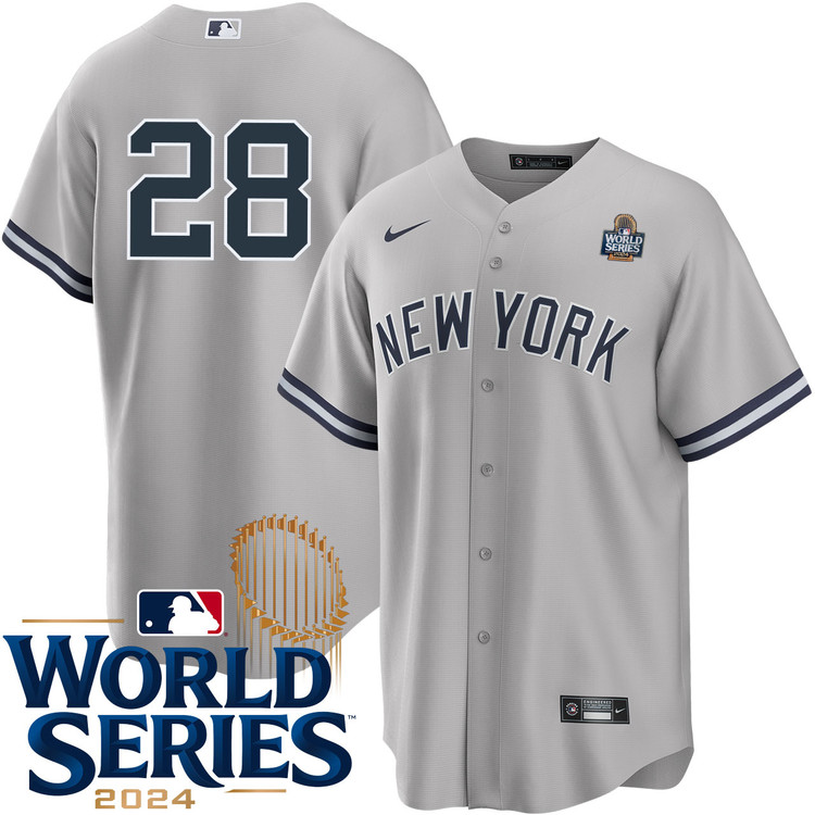 Austin Wells New York Yankees Road Player World Series Jersey