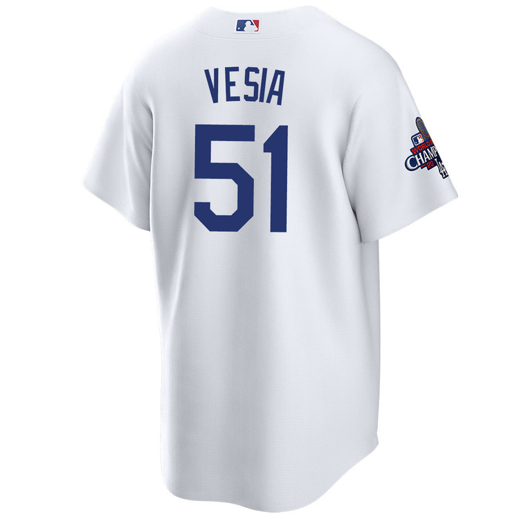 Alex Vesia Los Angeles Dodgers Home World Series Champions Jersey
