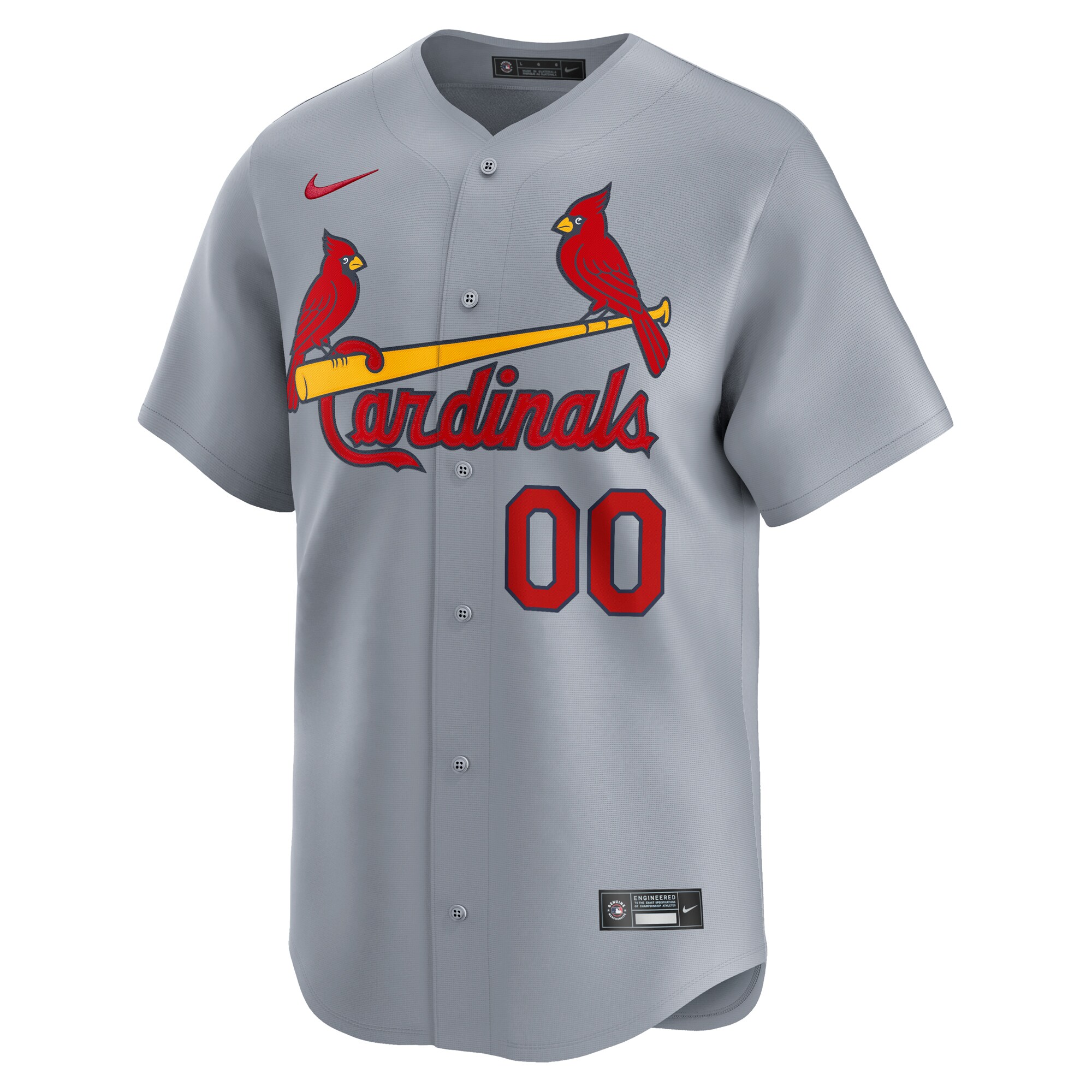 St. Louis Cardinals  Away Limited Custom Jersey - Gray