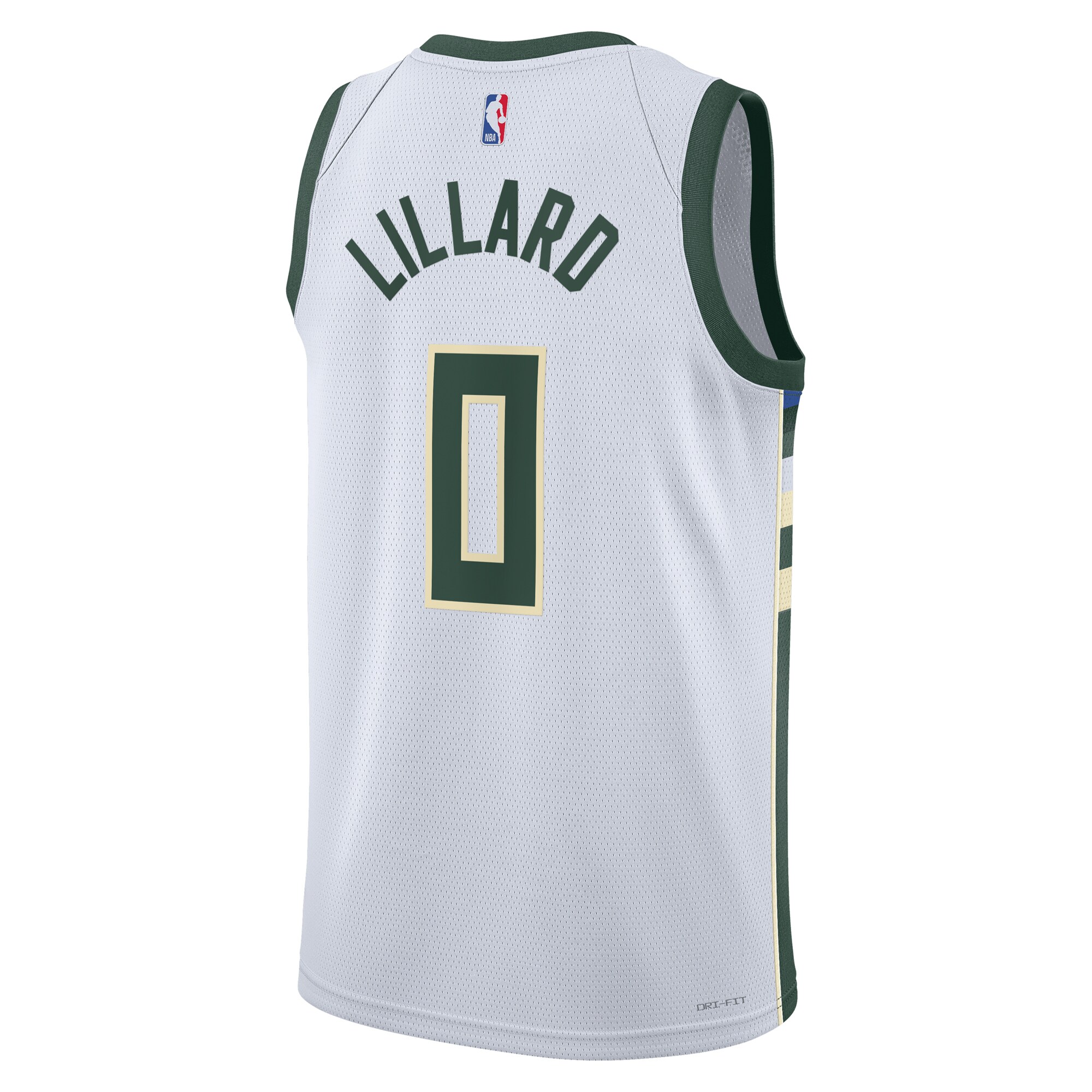 Damian Lillard Milwaukee Bucks  Unisex Fear The Deer Swingman Player Jersey - Association Edition - White