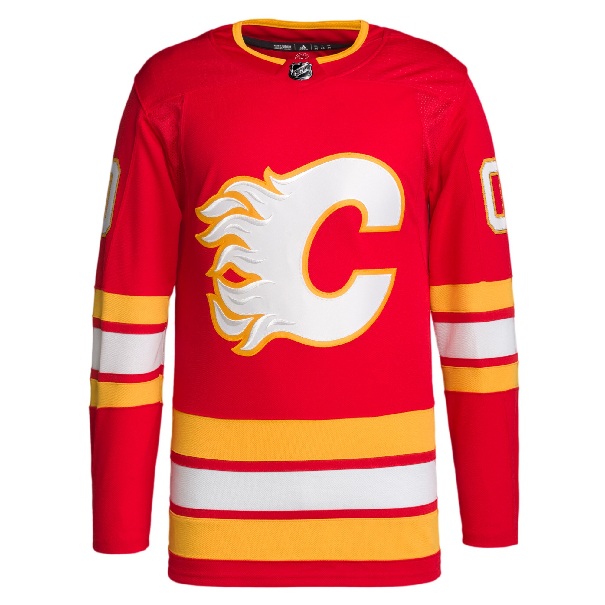 Calgary Flames adidas Home 2020\/21 Primegreen Authentic Custom Jersey - Red