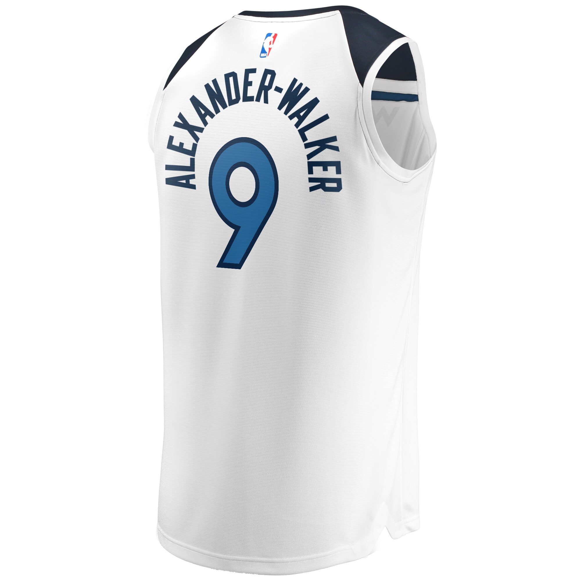Nickeil Alexander-Walker Minnesota Timberwolves Fanatics Fast Break Replica Player Jersey - Association Edition - White