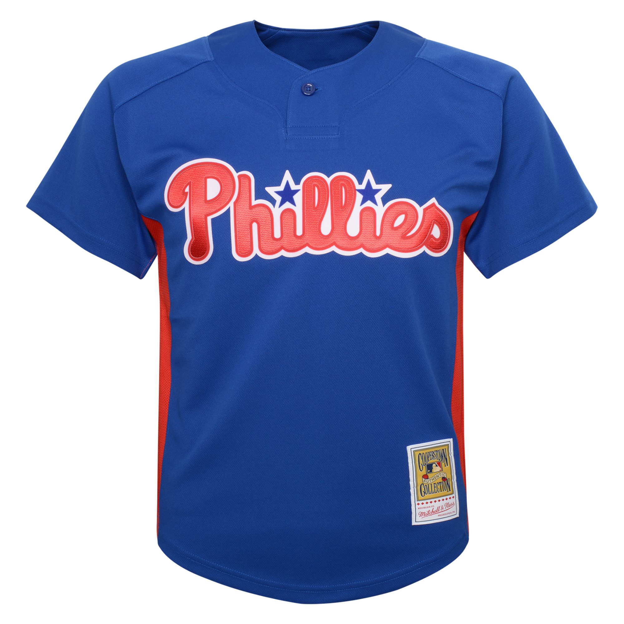 Roy Halladay Philadelphia Phillies Mitchell & Ness Youth Cooperstown CollectionMesh Batting Practice Jersey - Royal