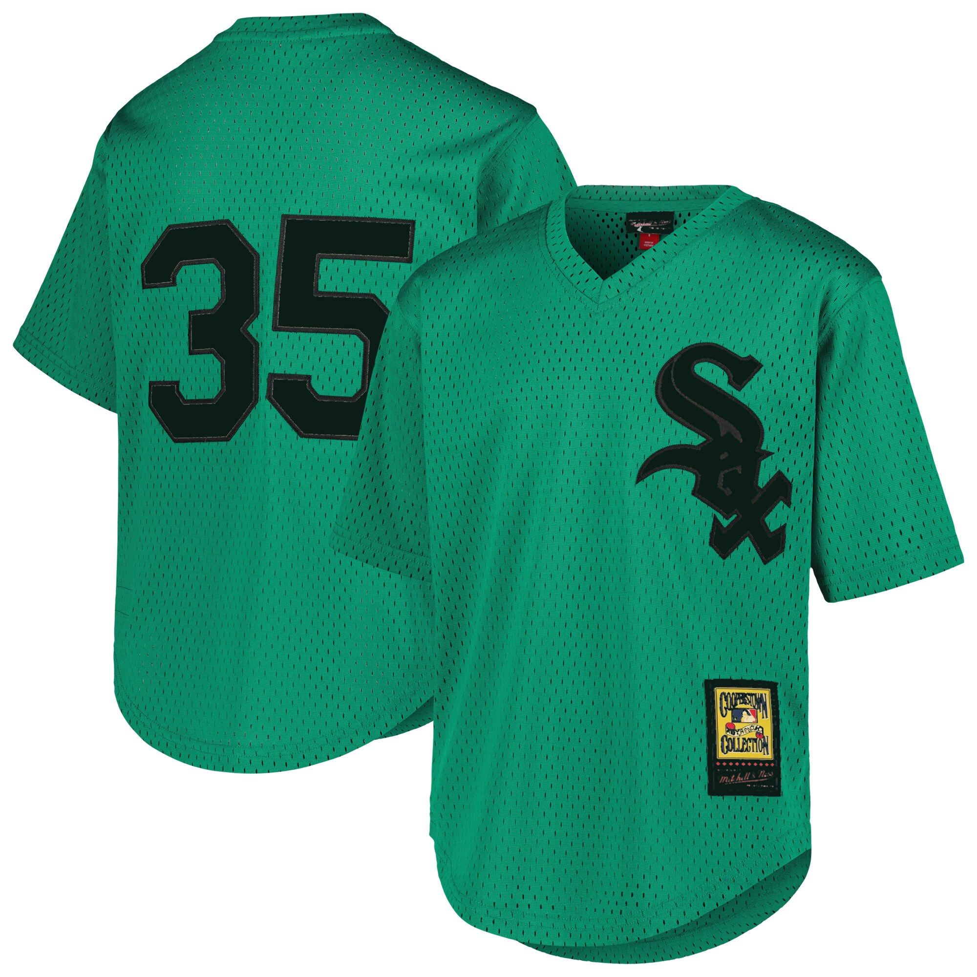 Frank Thomas Chicago White Sox Mitchell & Ness Youth Cooperstown CollectionMesh Batting Practice Jersey - Green