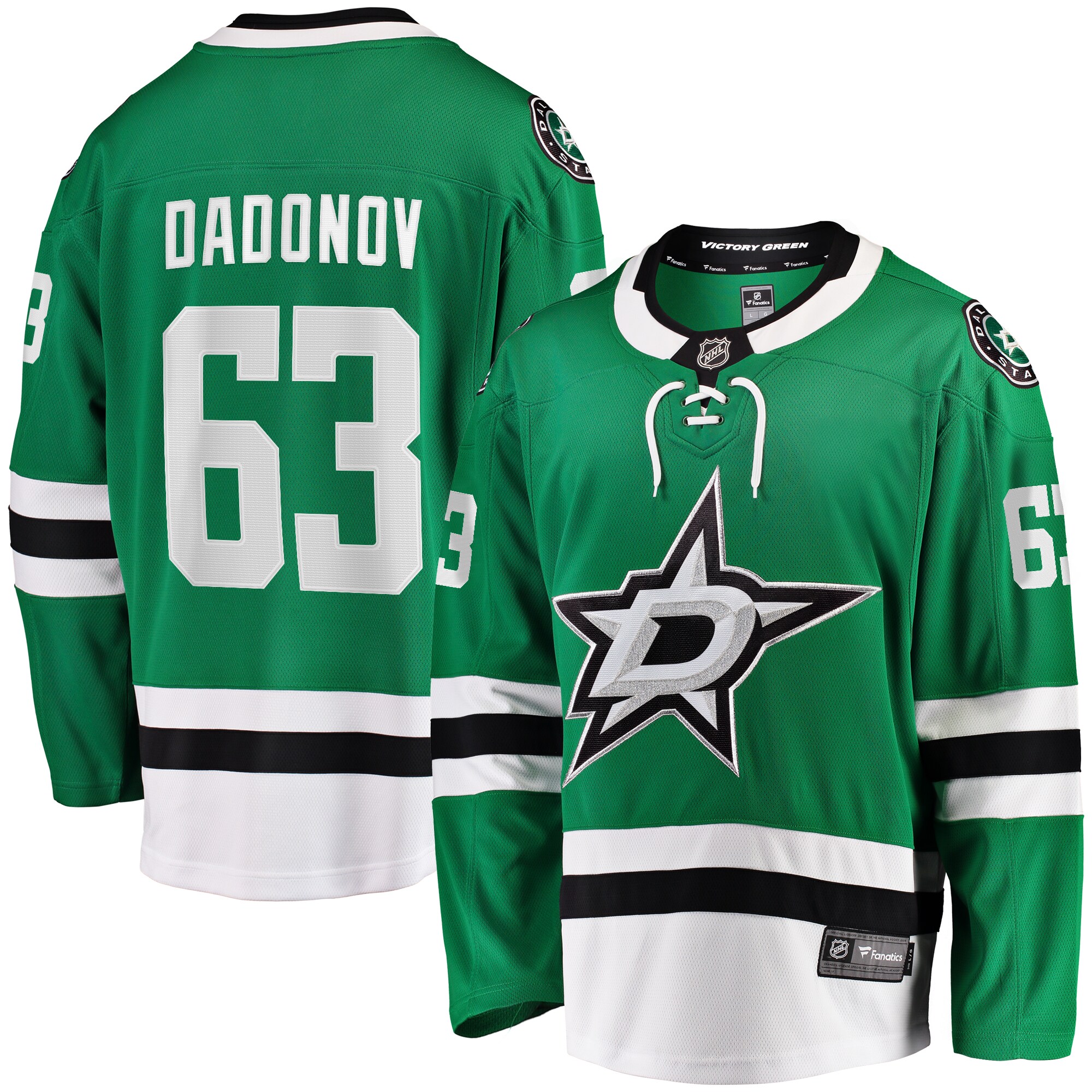 Evgenii Dadonov Dallas Stars Fanatics Home Breakaway Jersey - Green