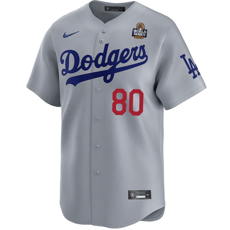 Emmet Sheehan Los Angeles Dodgers Alternate Road Limited World Series Jersey